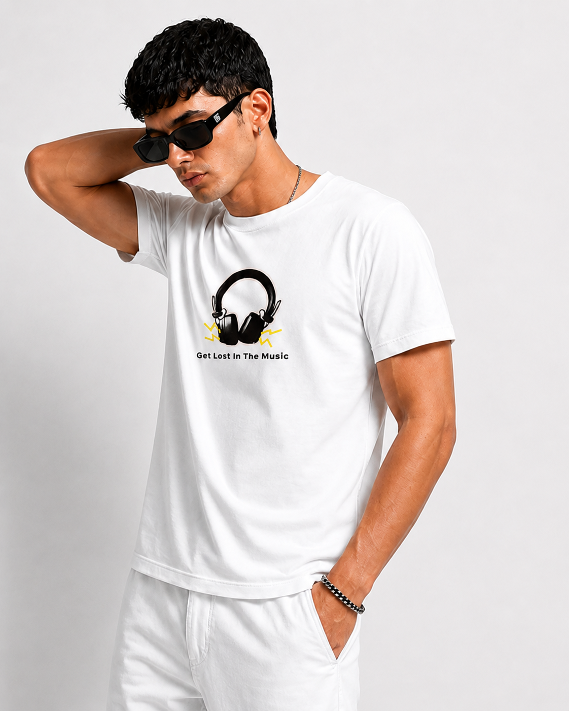Get Lost In Music - Premium Regular Fit Tee