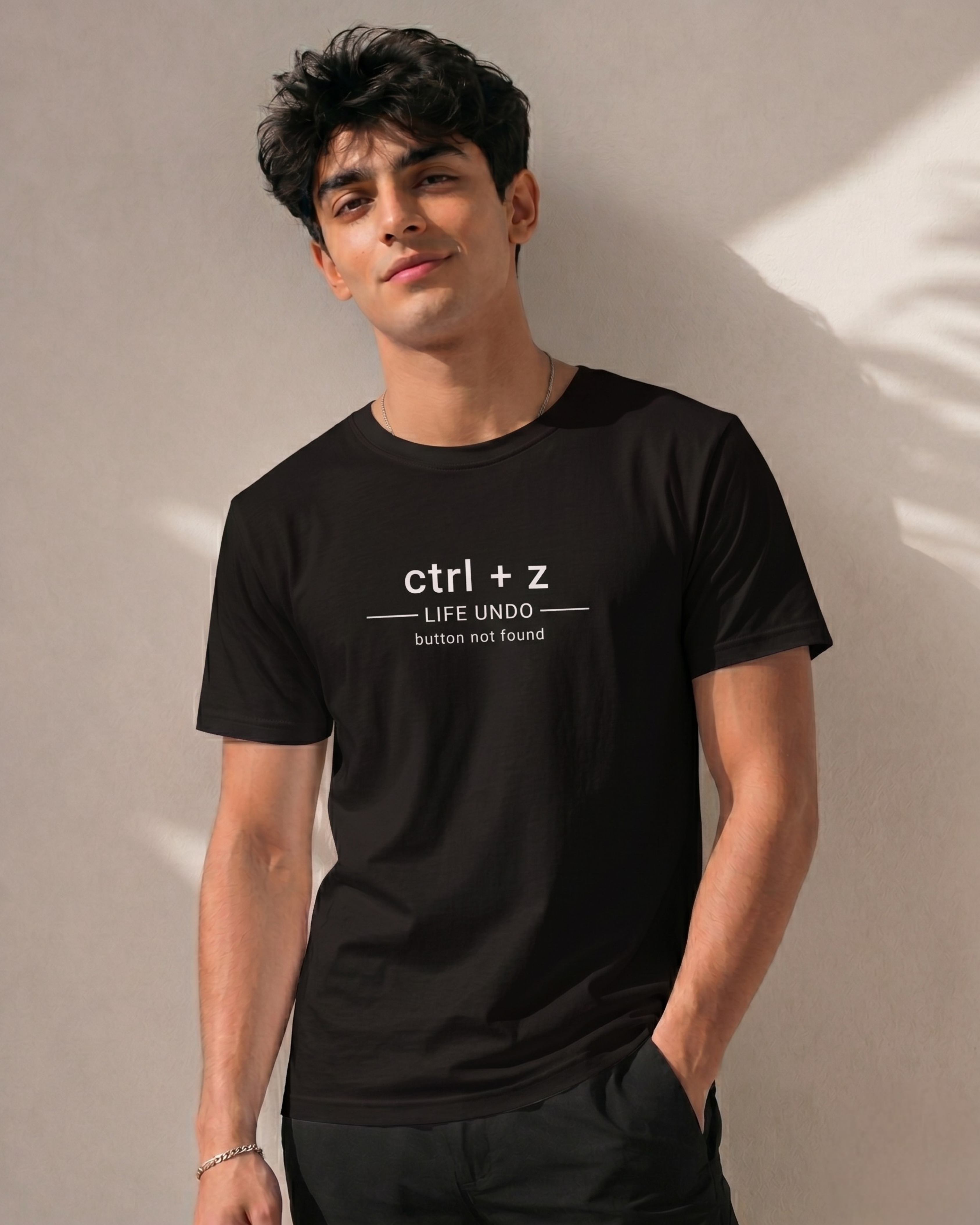 ctrl+Z Life Undo - Premium Regular Fit Tee