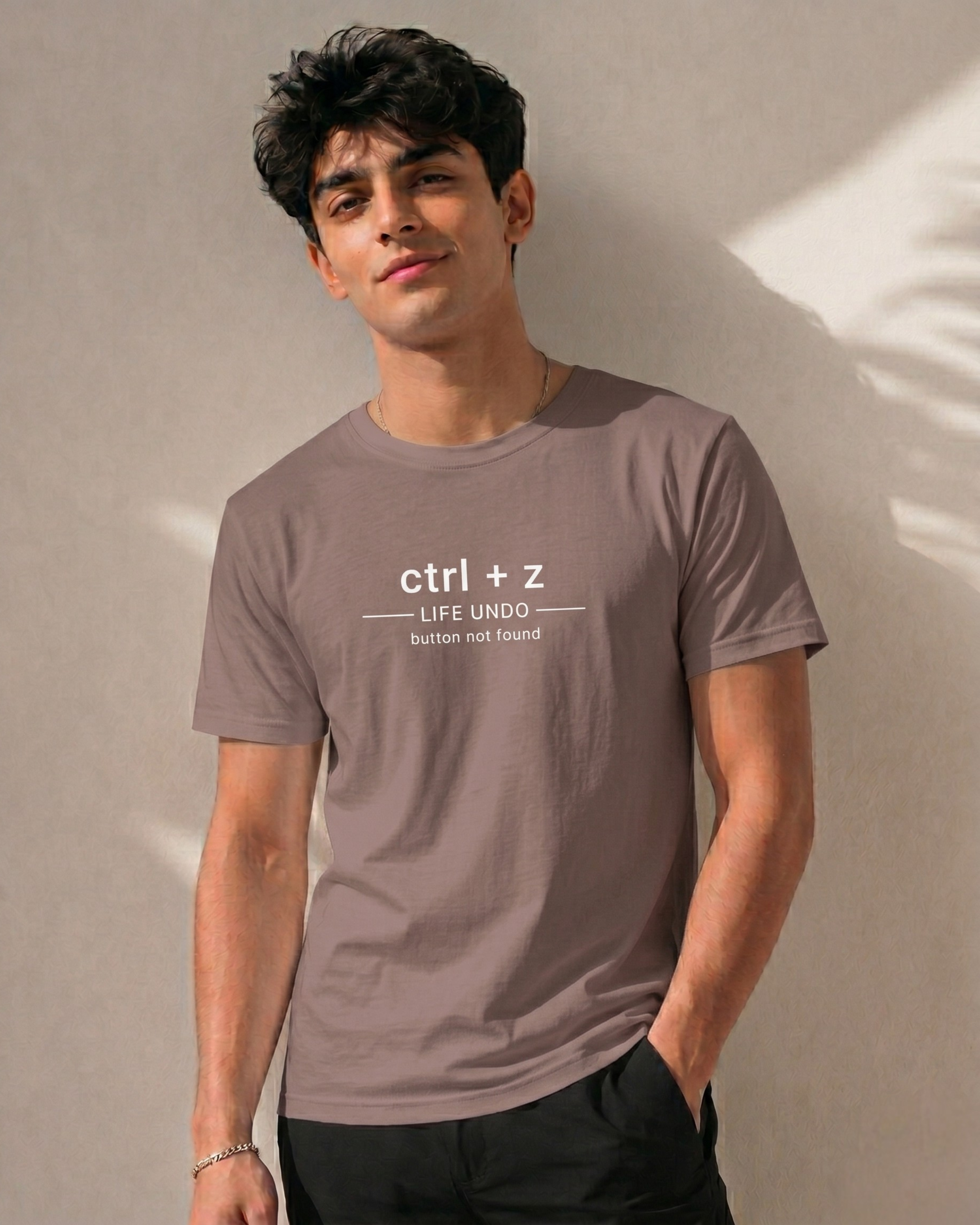 ctrl+Z Life Undo - Premium Regular Fit Tee