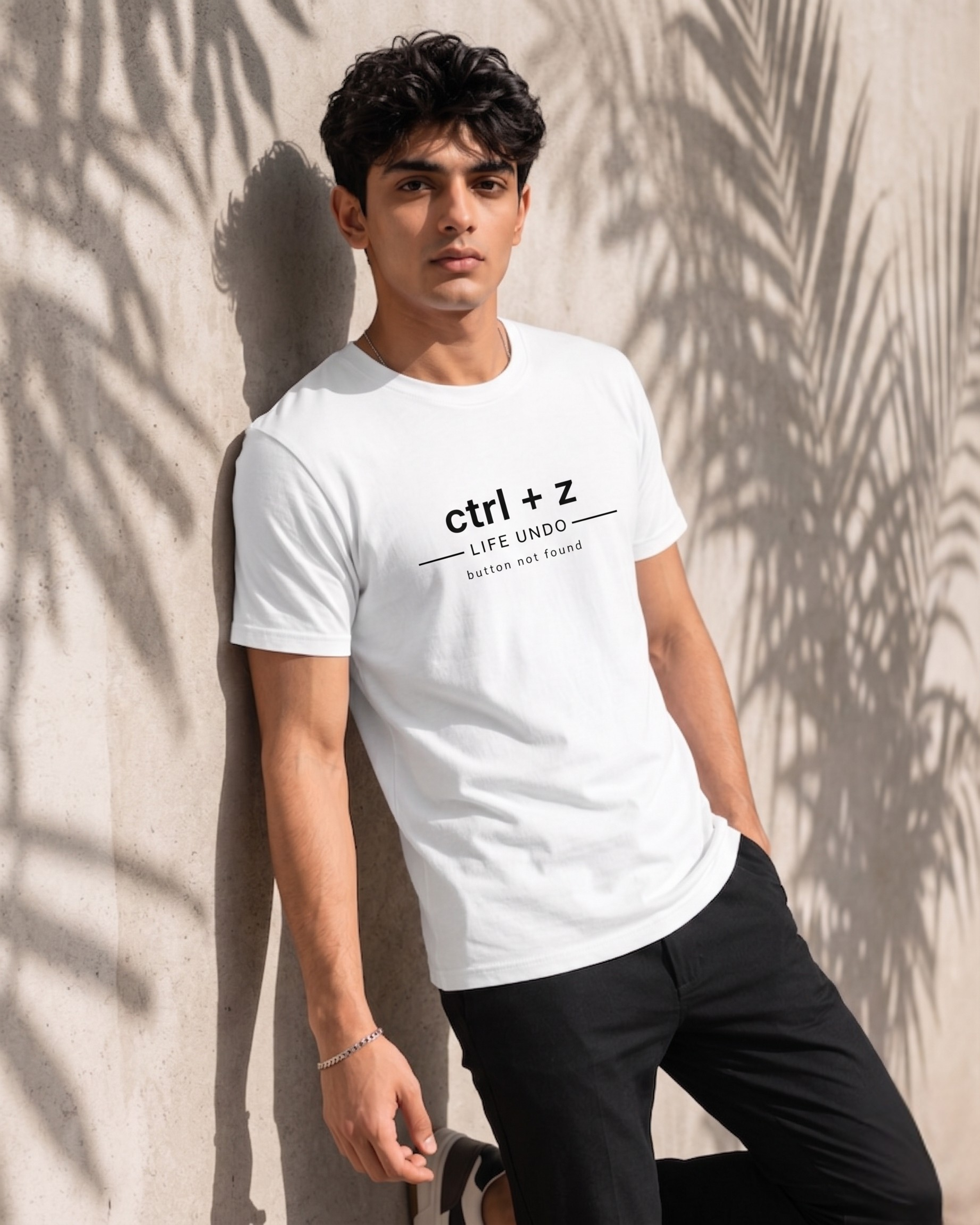 ctrl+Z Life Undo - Premium Regular Fit Tee