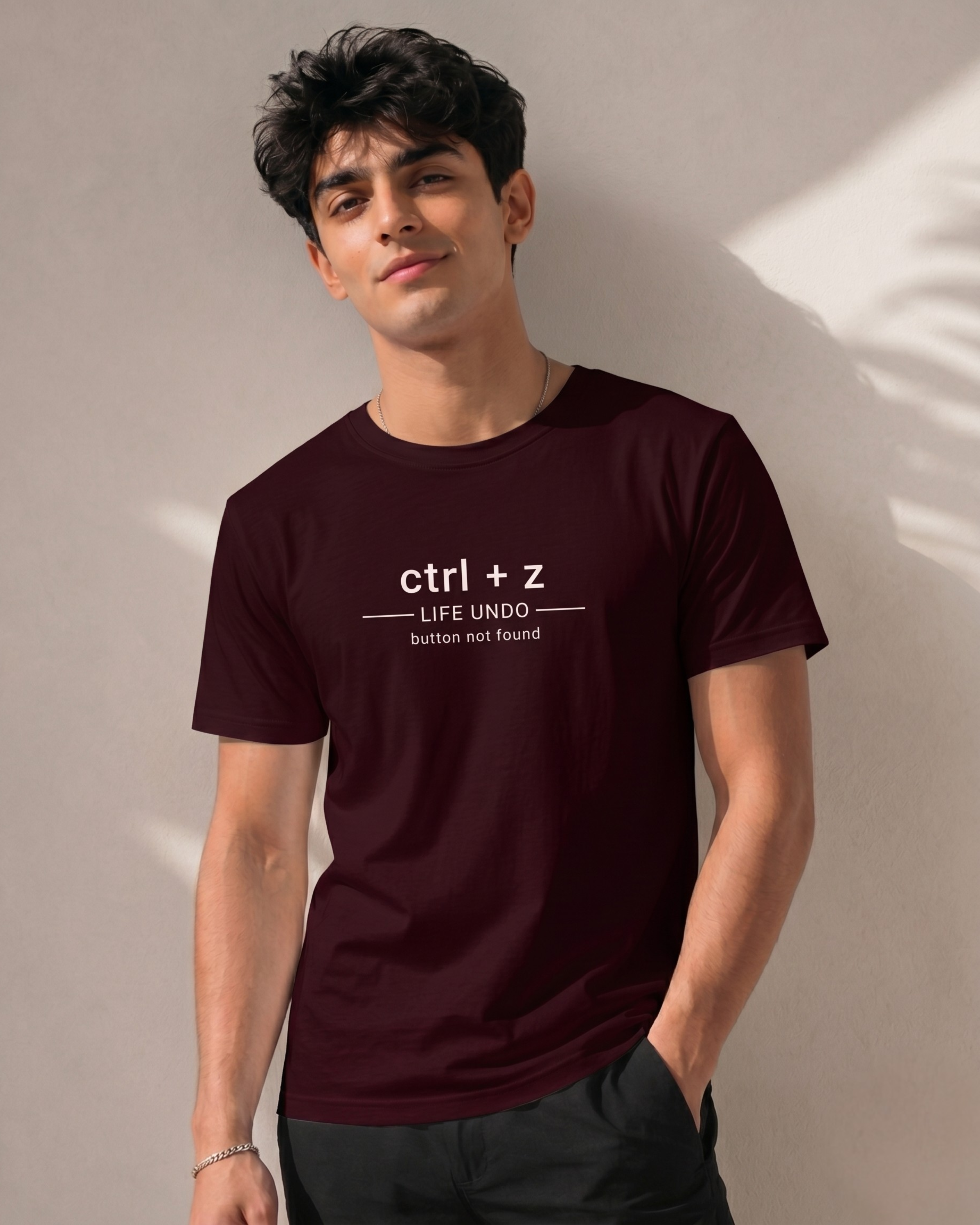 ctrl+Z Life Undo - Premium Regular Fit Tee