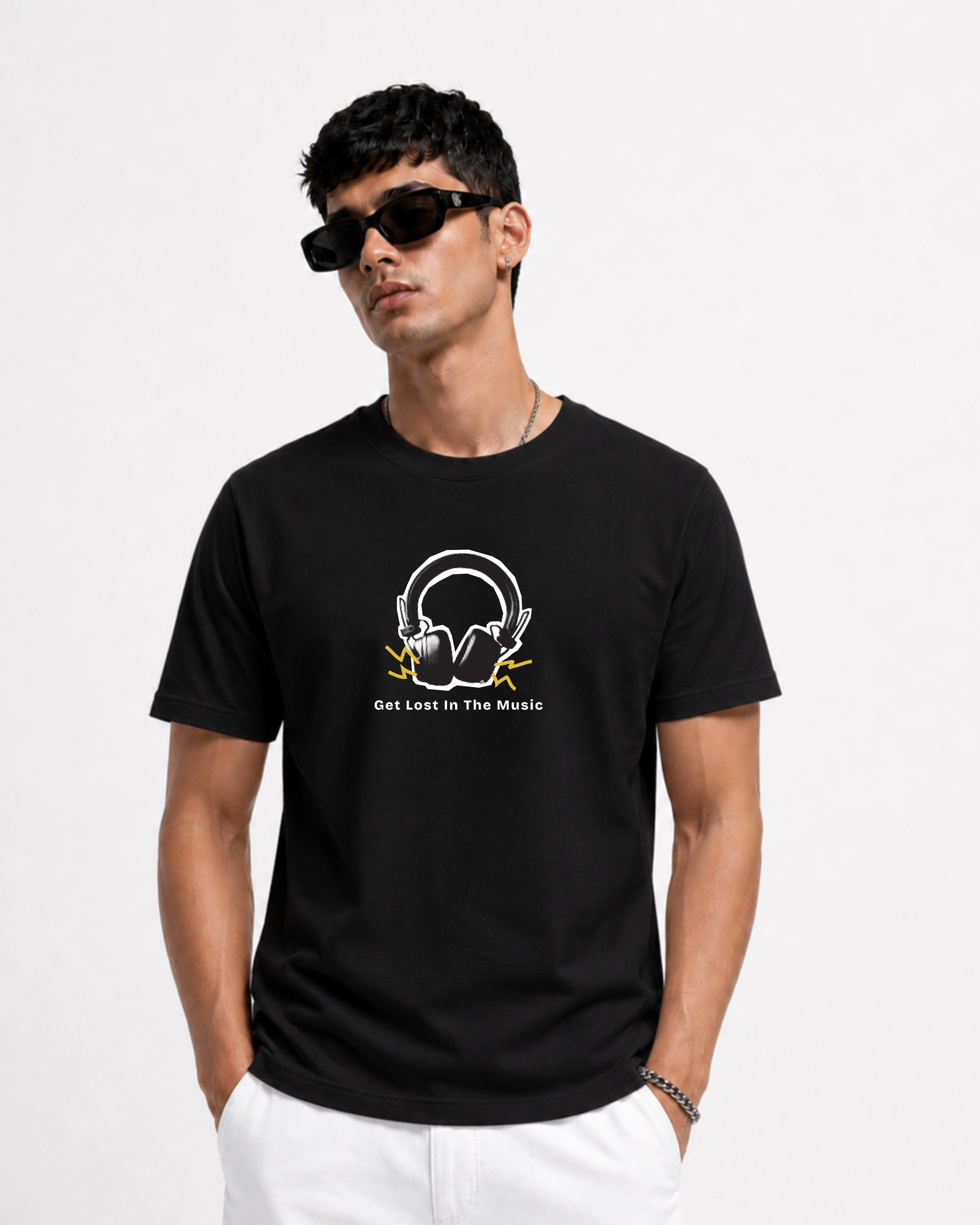 Get Lost In Music - Premium Regular Fit Tee