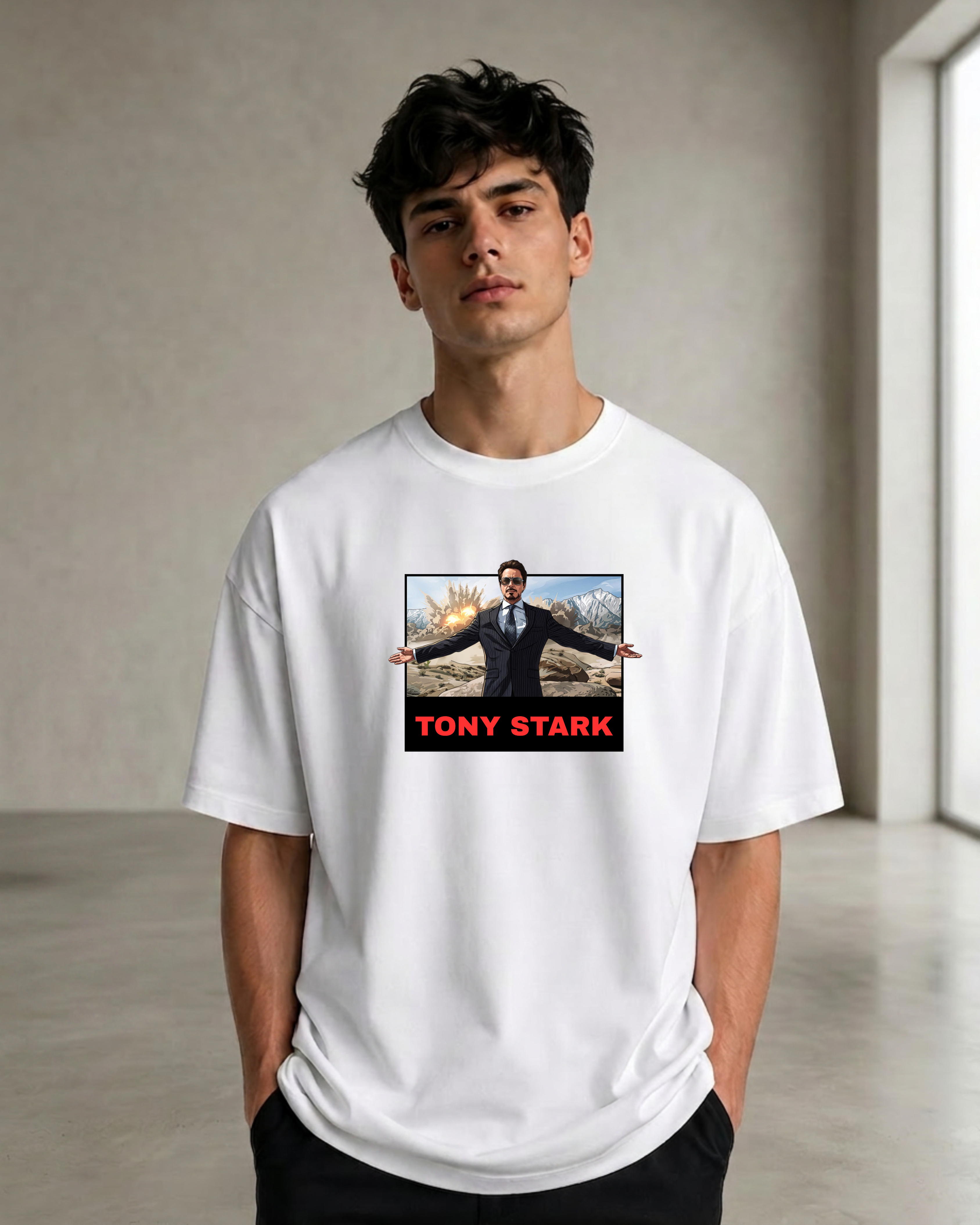 Tony Stark - Premium Oversized Tee