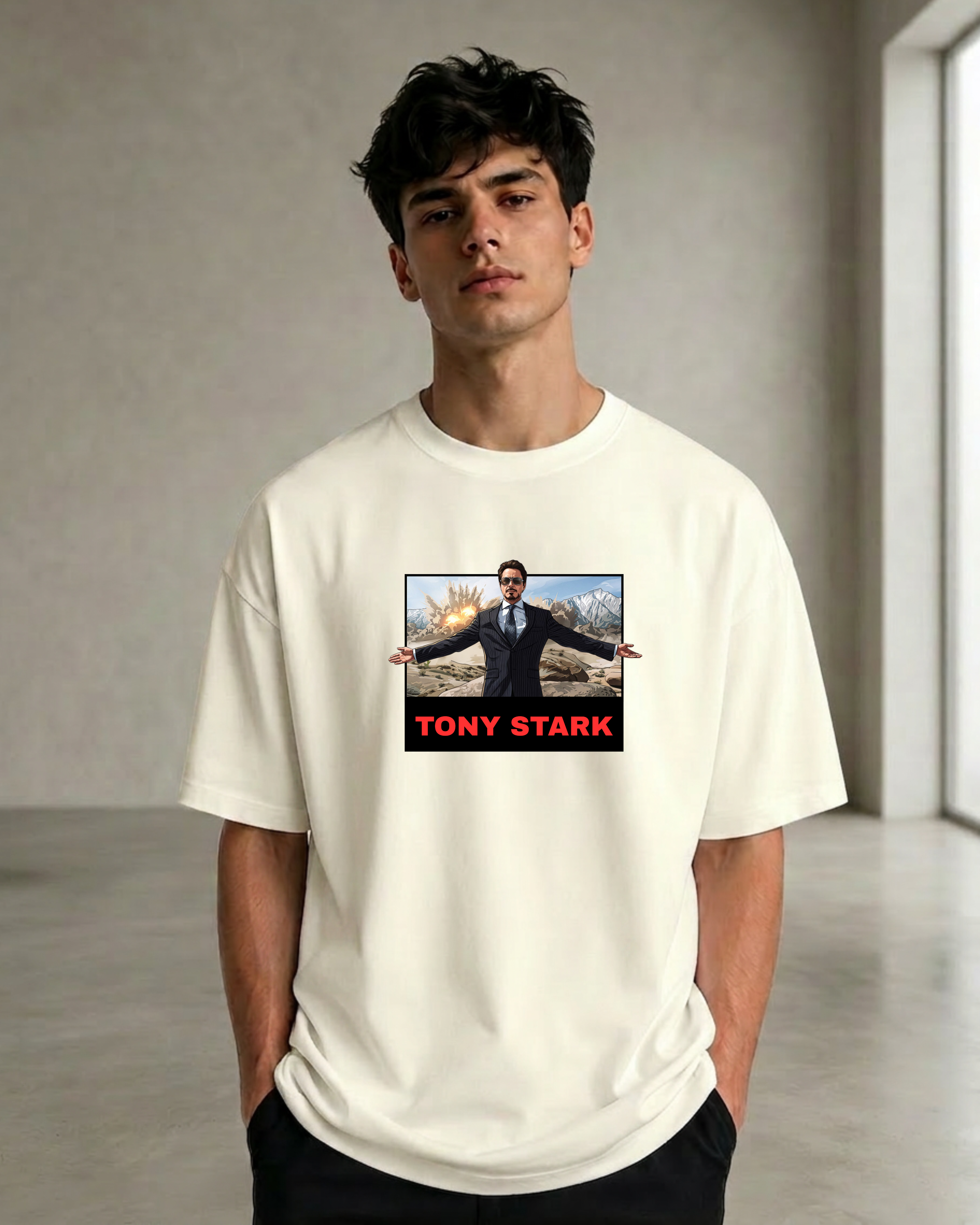 Tony Stark - Premium Oversized Tee