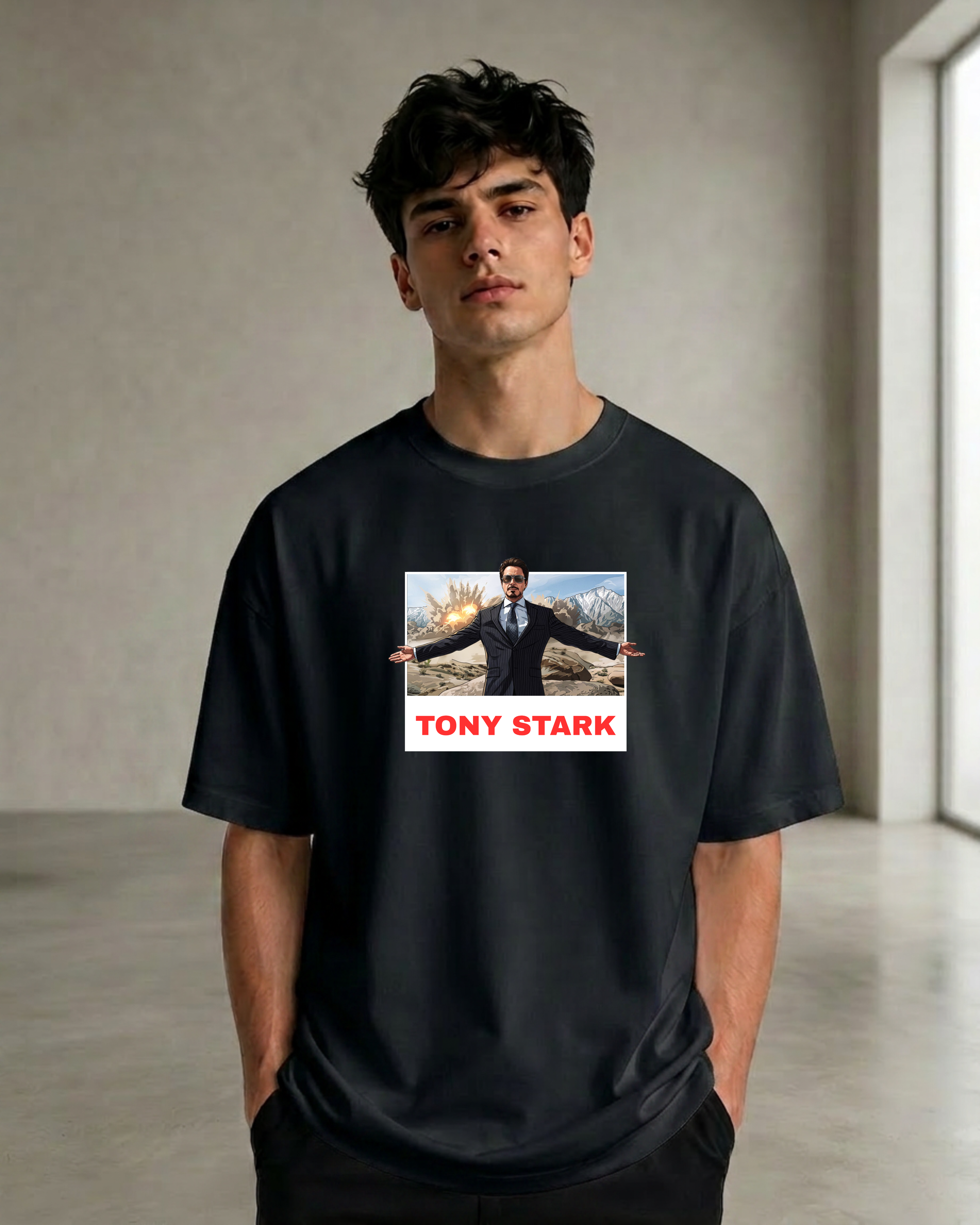 Tony Stark - Premium Oversized Tee