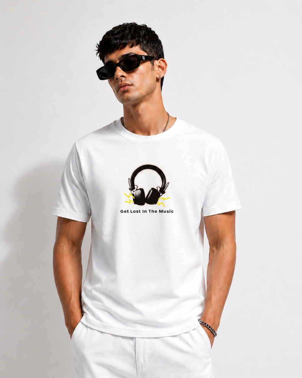 Get Lost In Music - Premium Regular Fit Tee