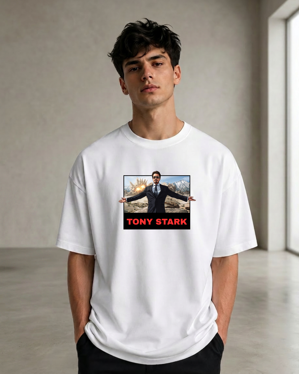 Tony Stark - Premium Oversized Tee