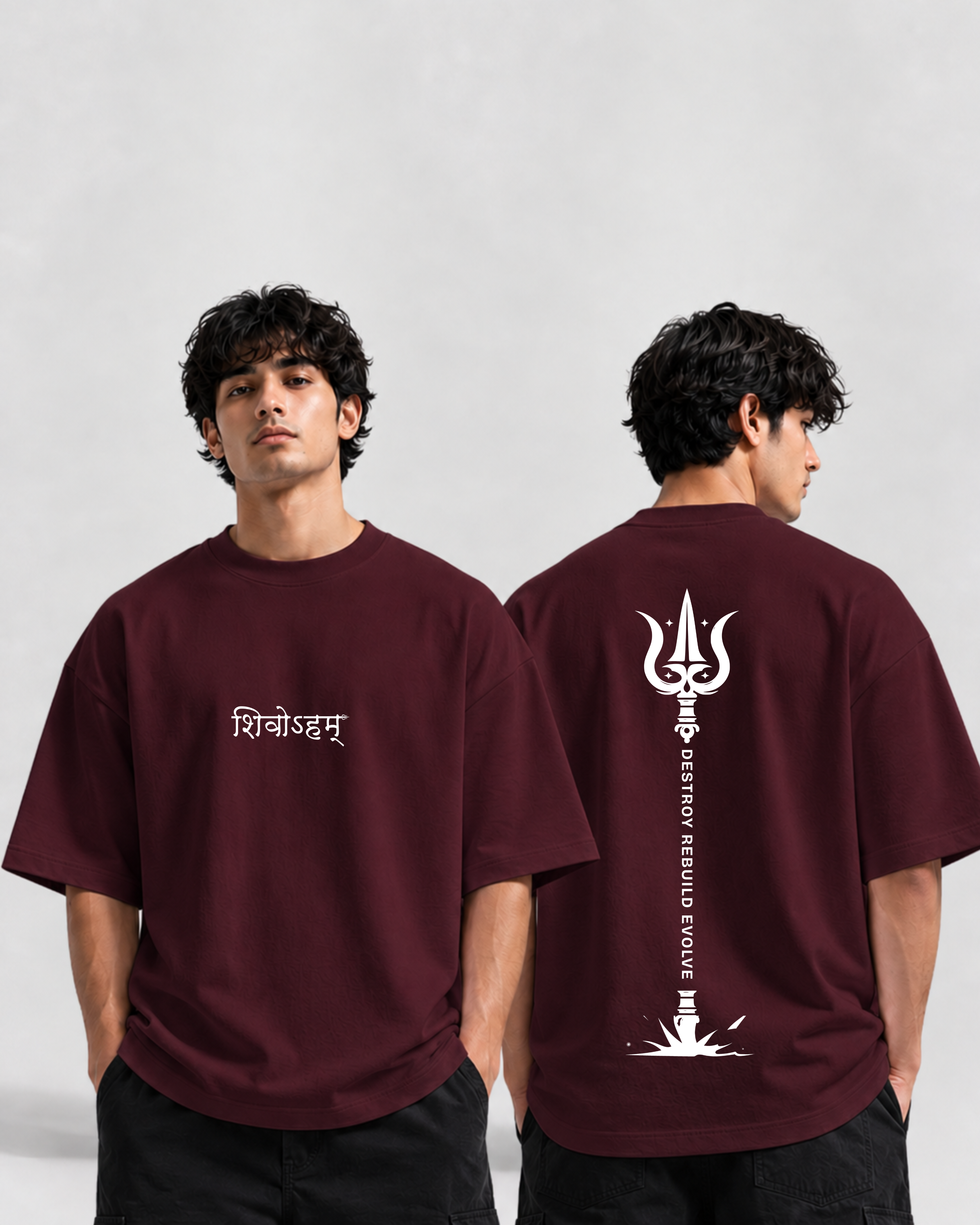 SHIVOHAM - Premium Oversized Tee