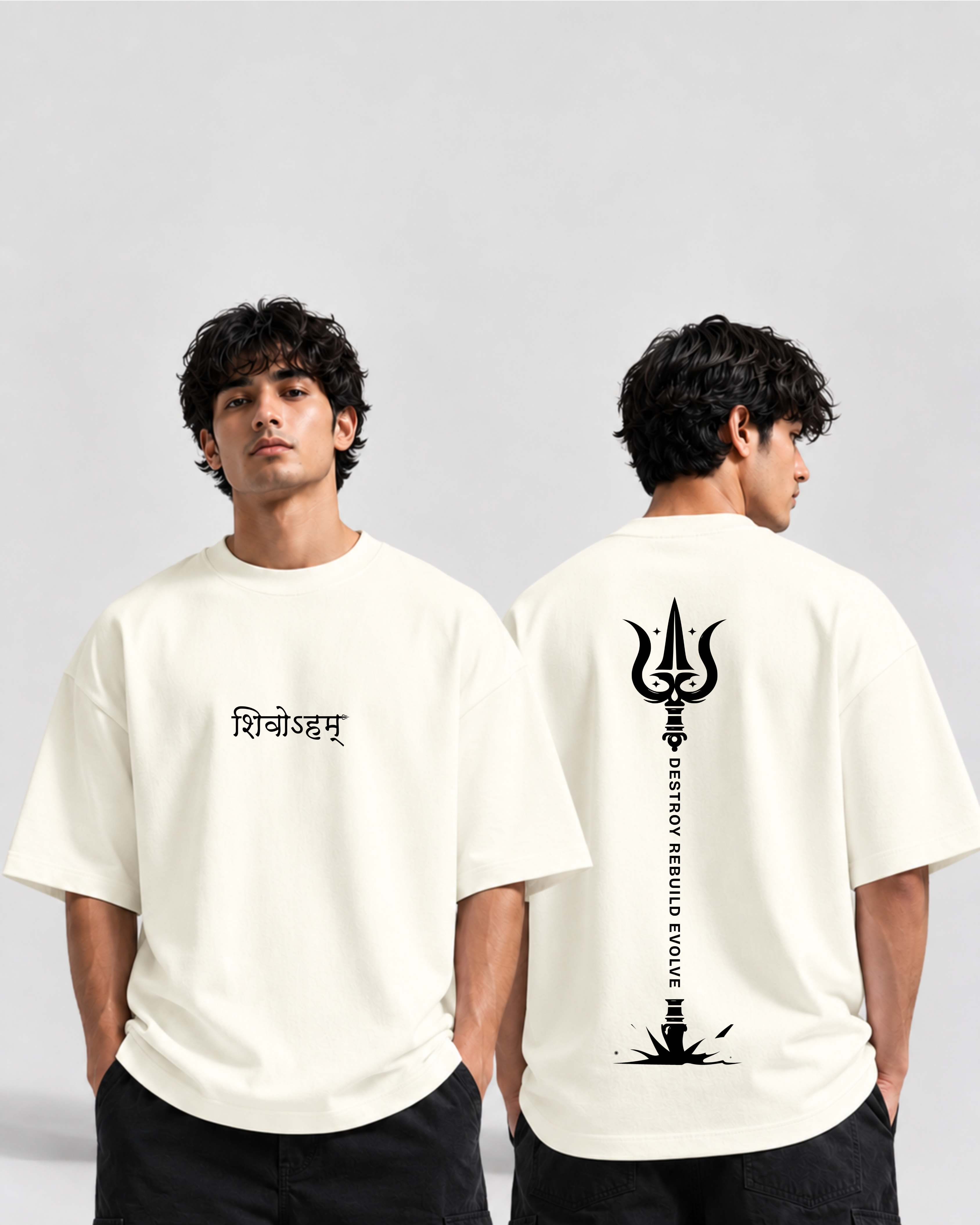 SHIVOHAM - Premium Oversized Tee