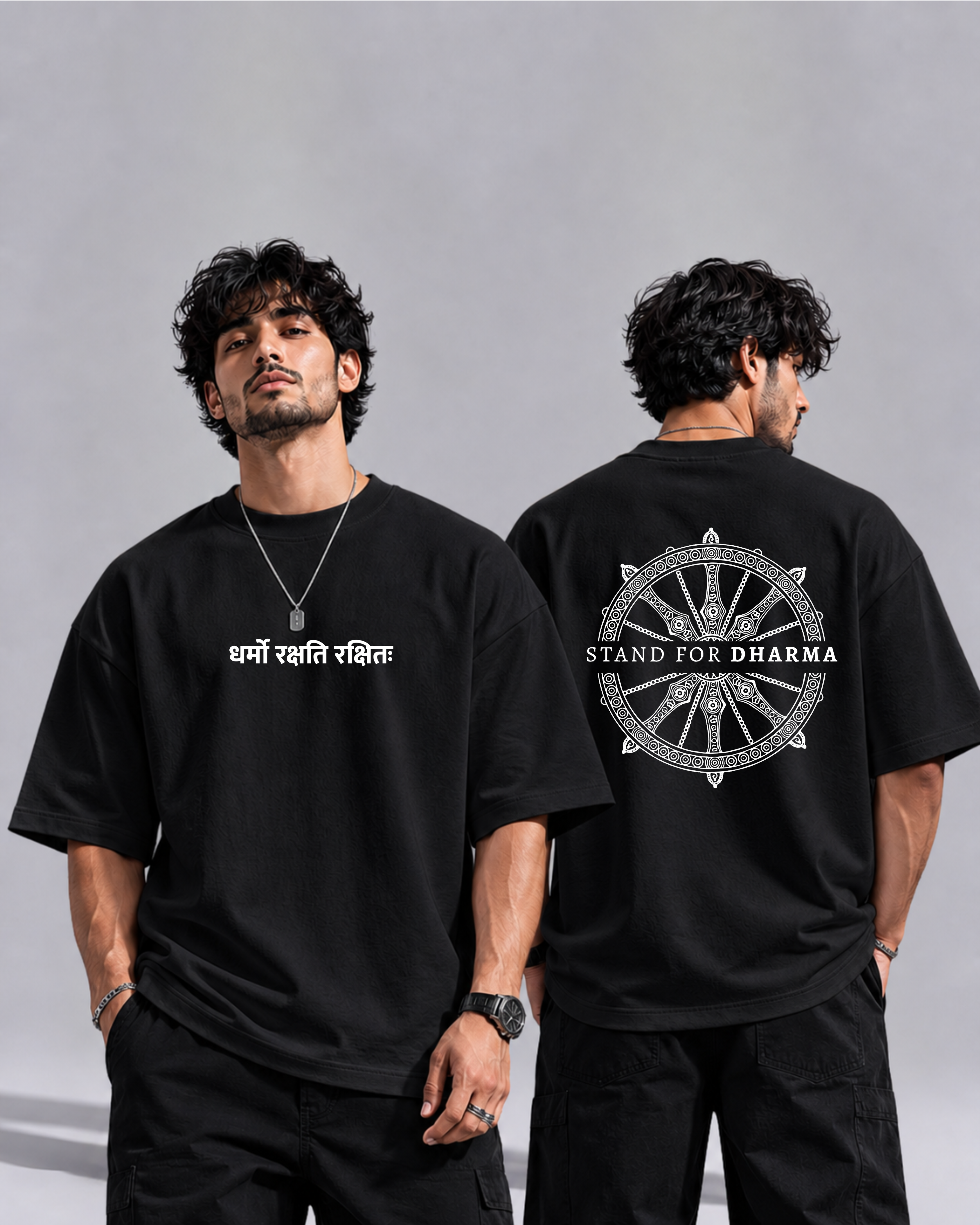 Stand For Dharma — Premium Oversized Tee