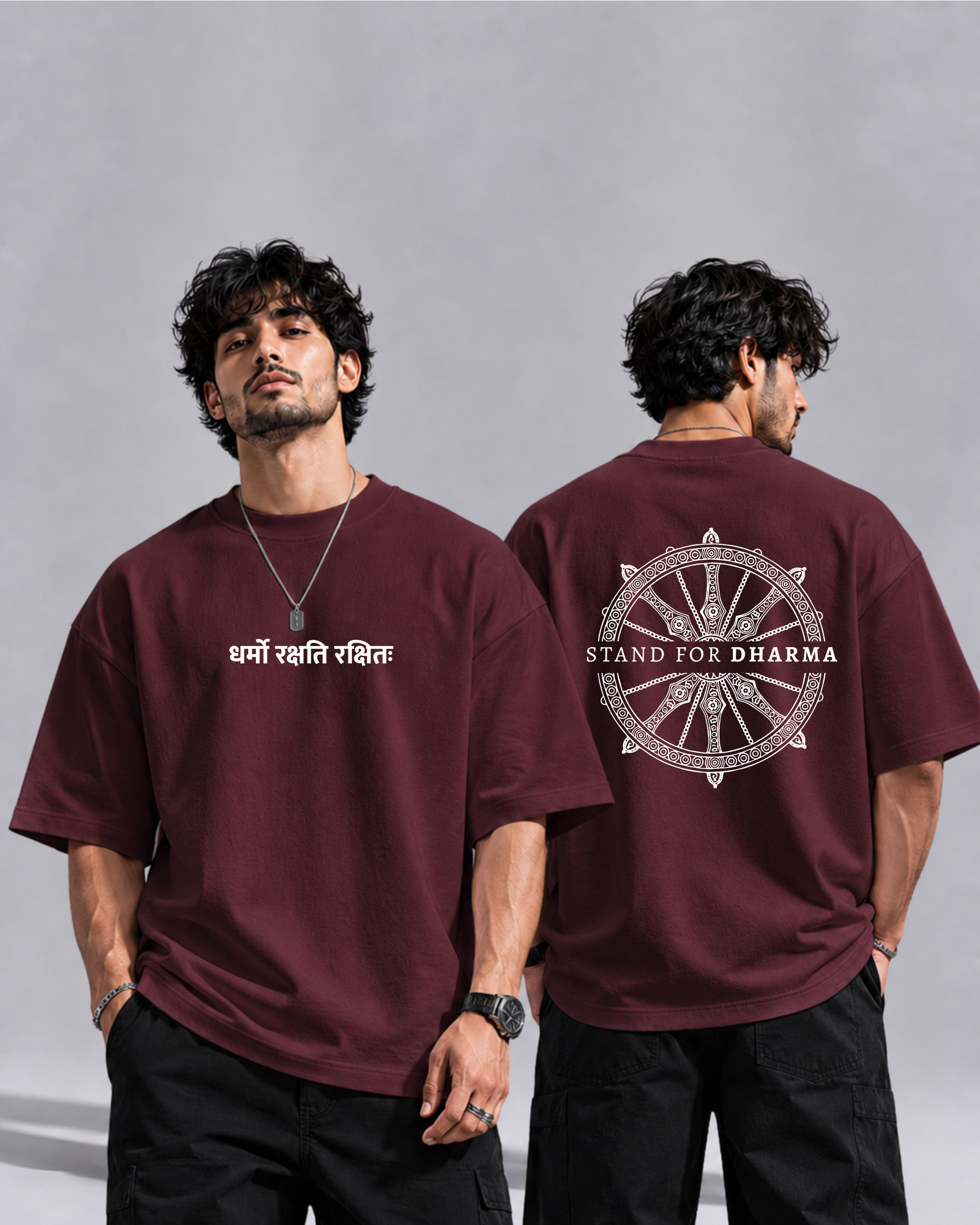 Stand For Dharma — Premium Oversized Tee