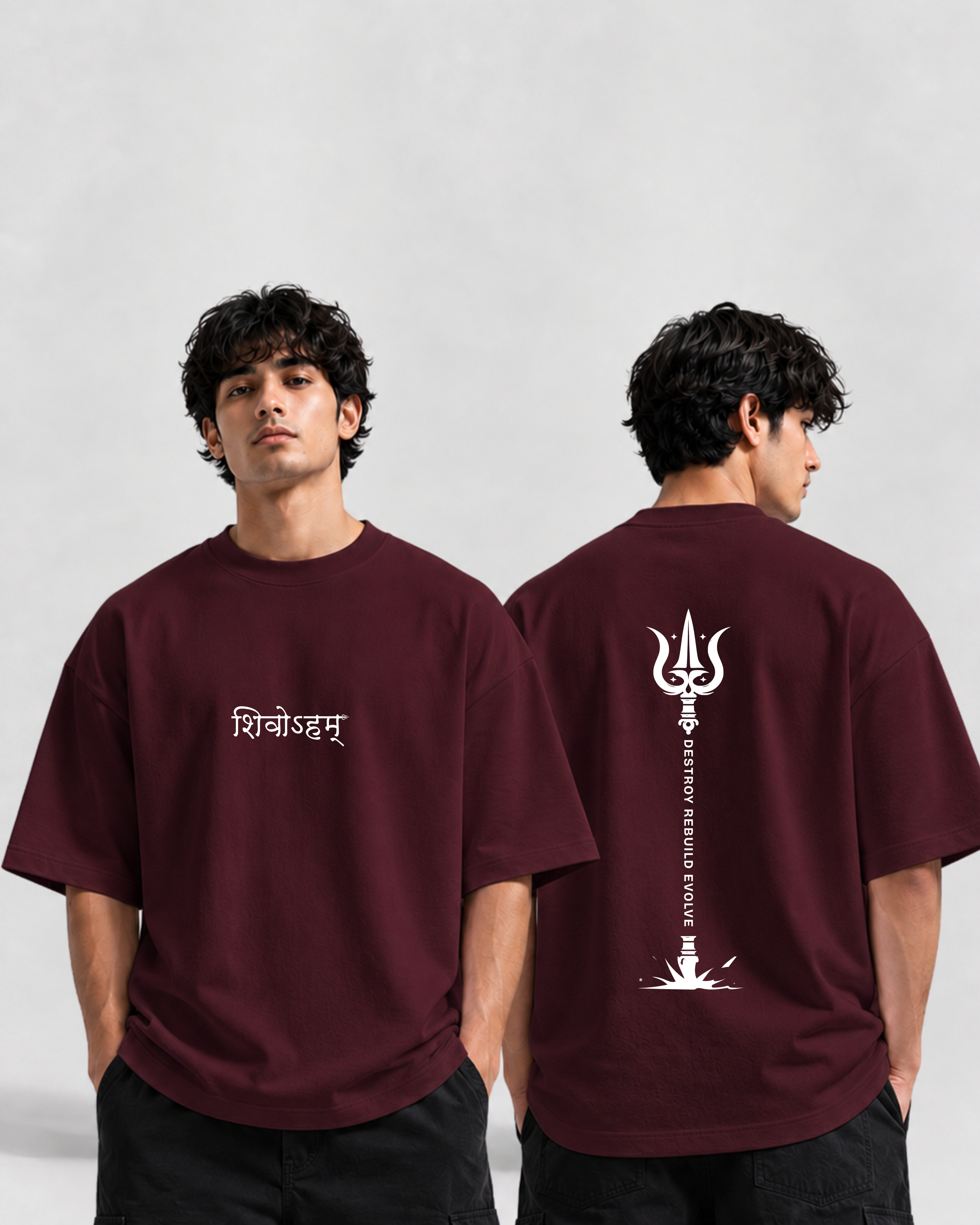 SHIVOHAM - Premium Oversized Tee