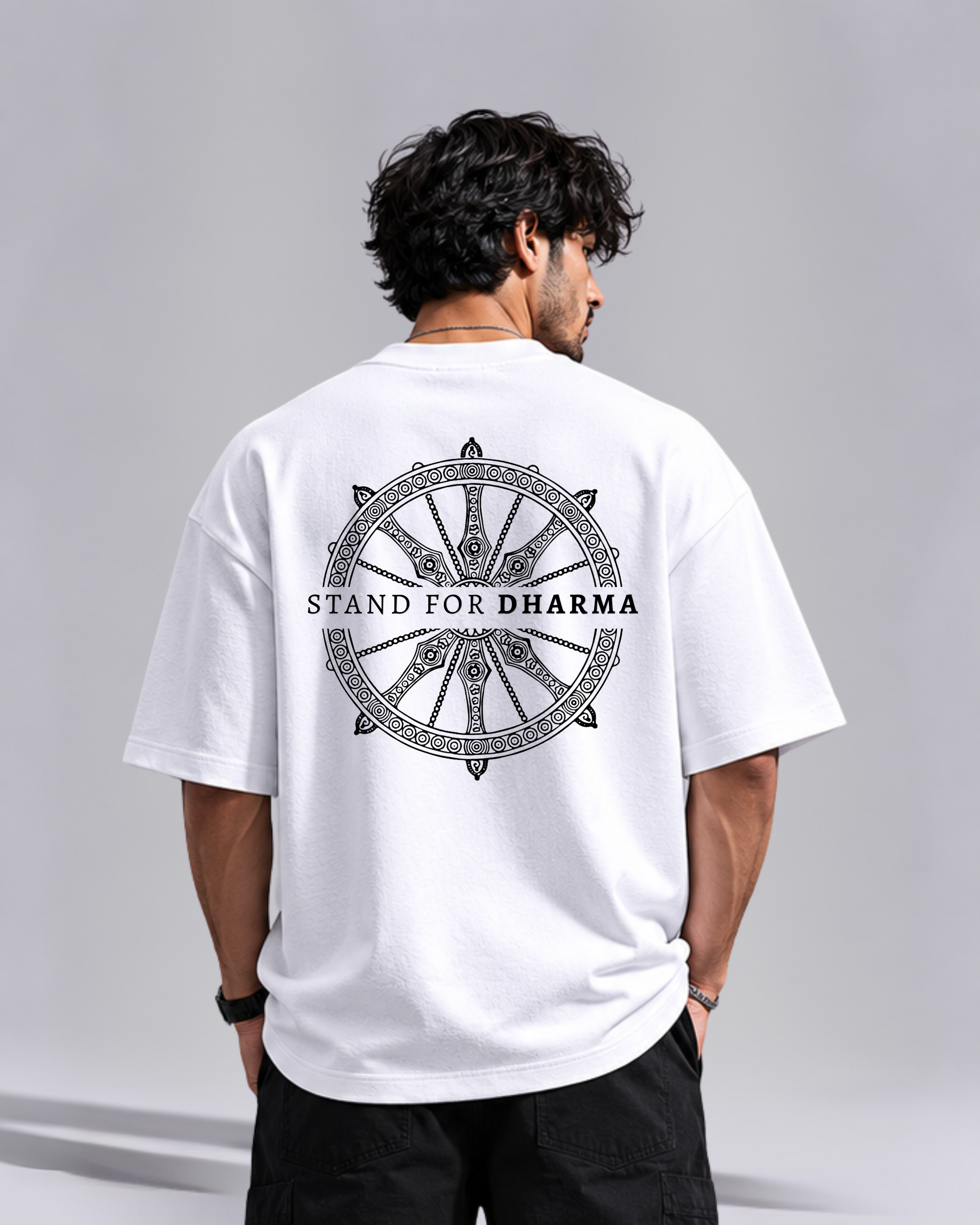 Stand For Dharma — Premium Oversized Tee