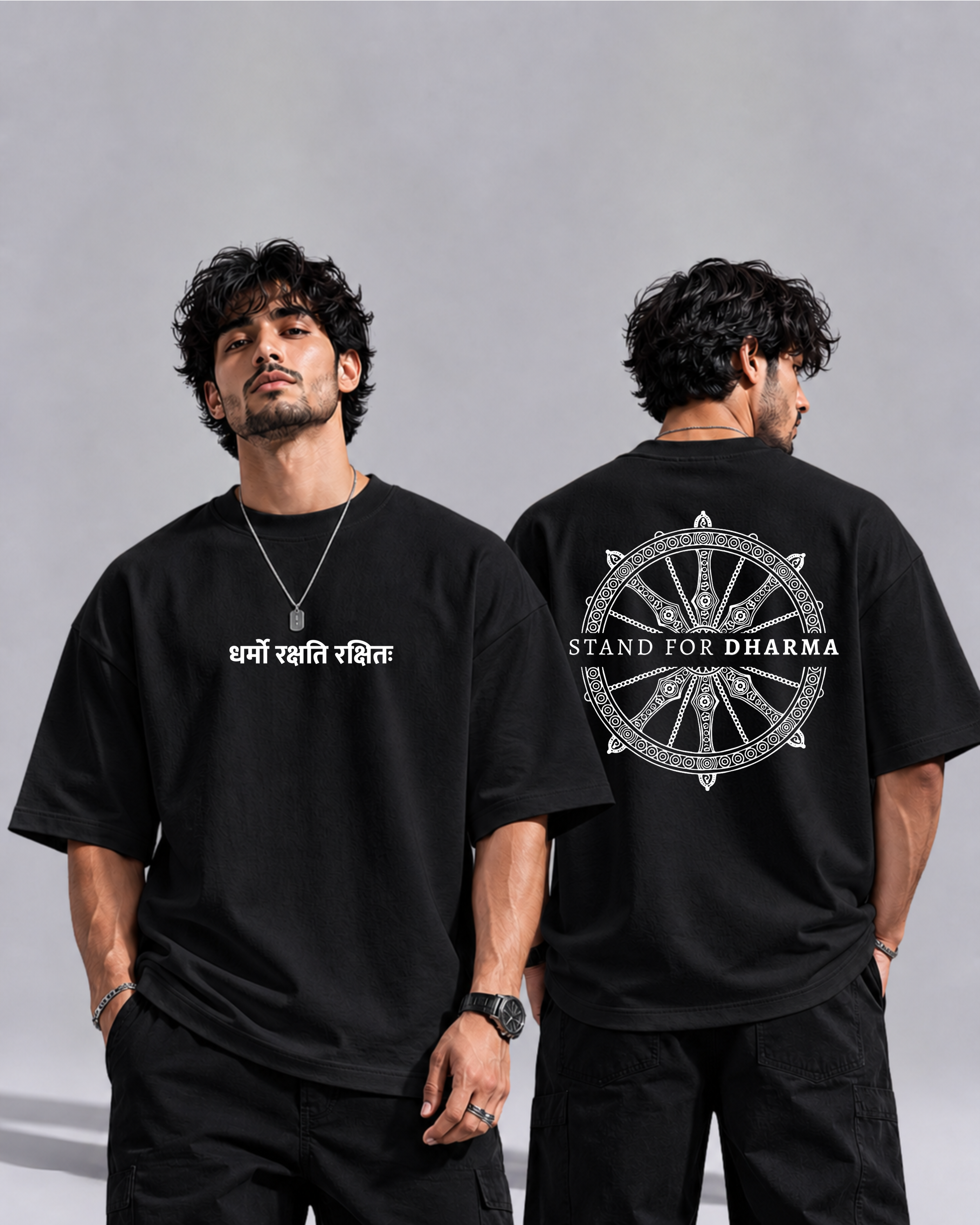 Stand For Dharma — Premium Oversized Tee