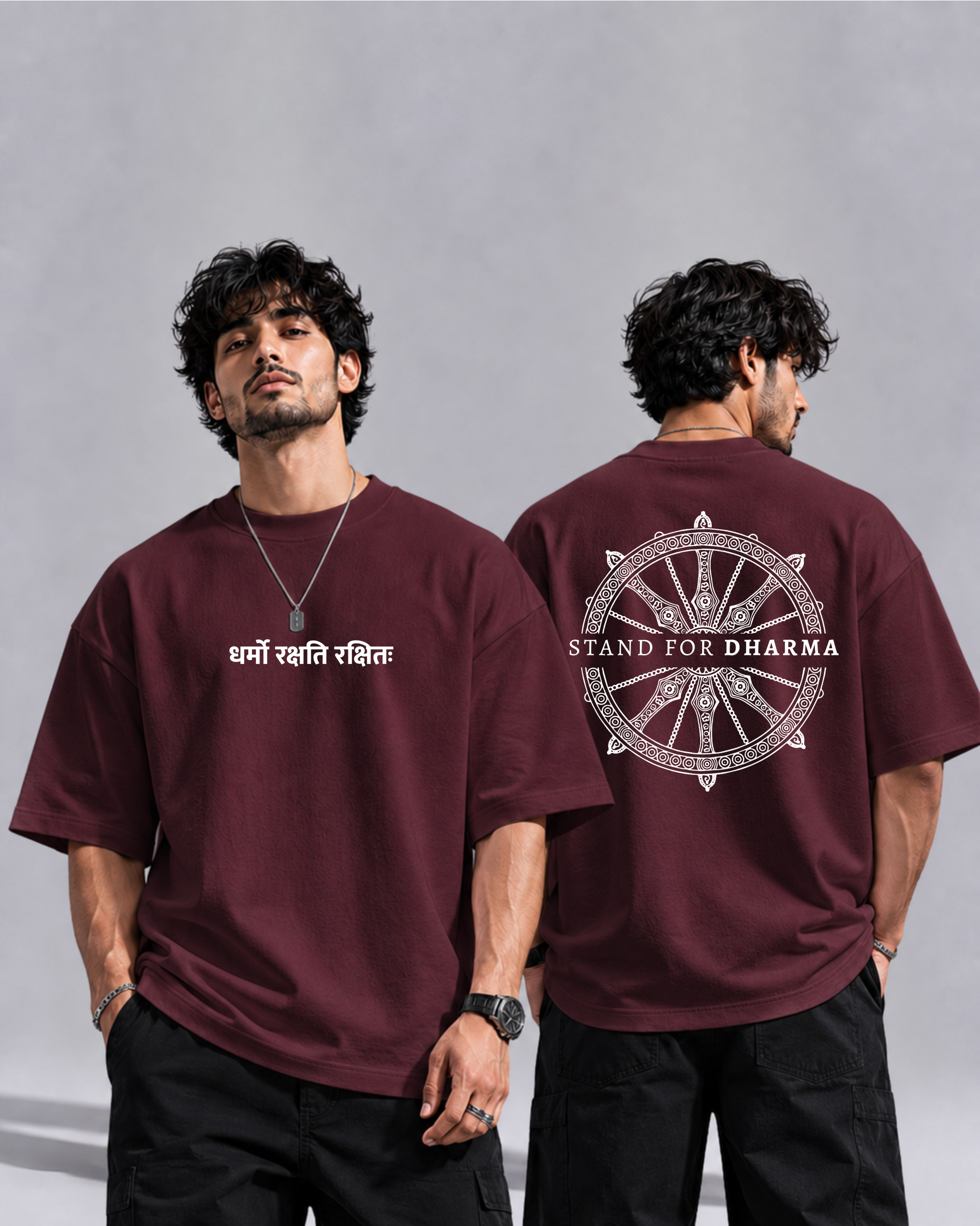 Stand For Dharma — Premium Oversized Tee