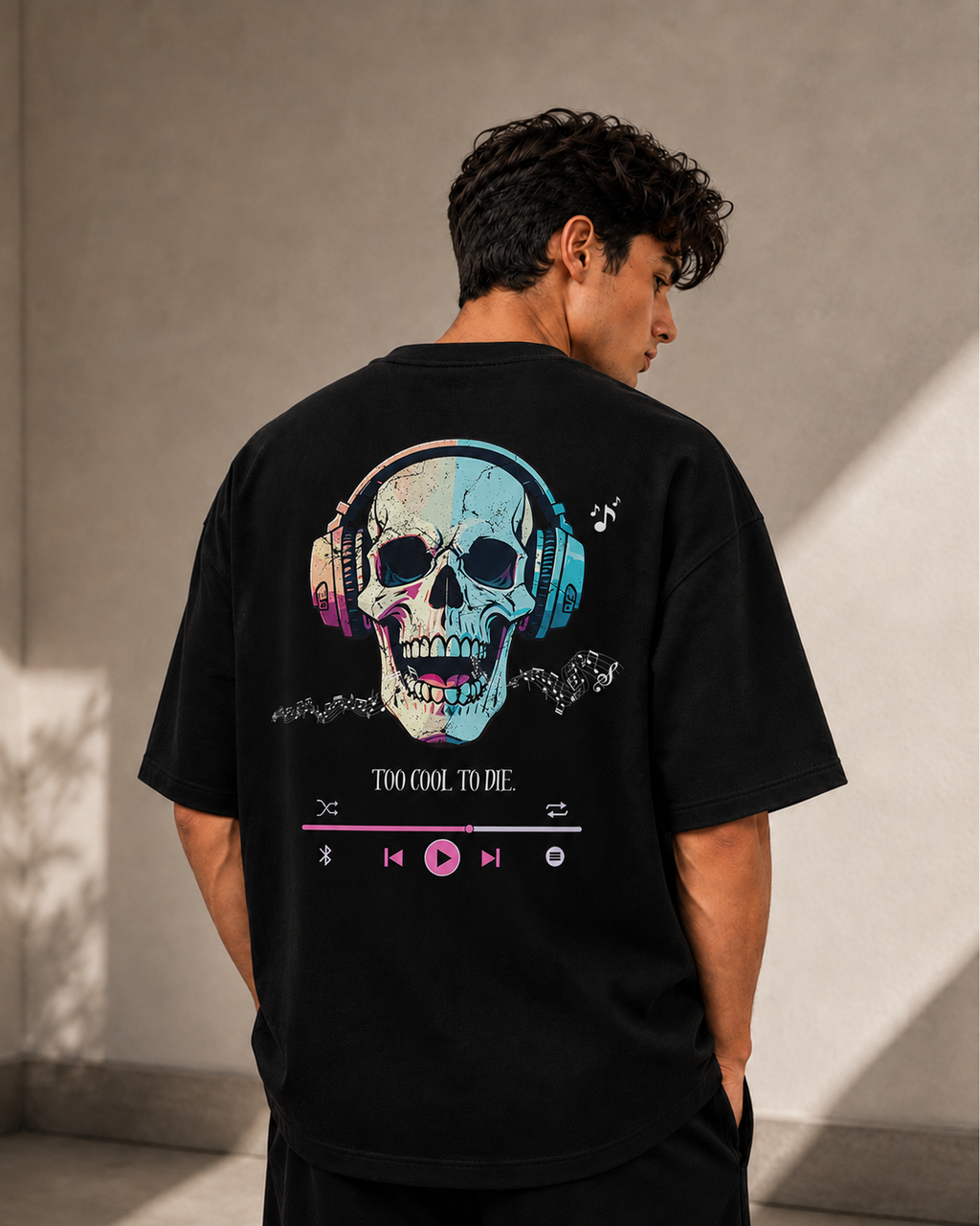 Too Cool To Die - Premium Oversized Tee