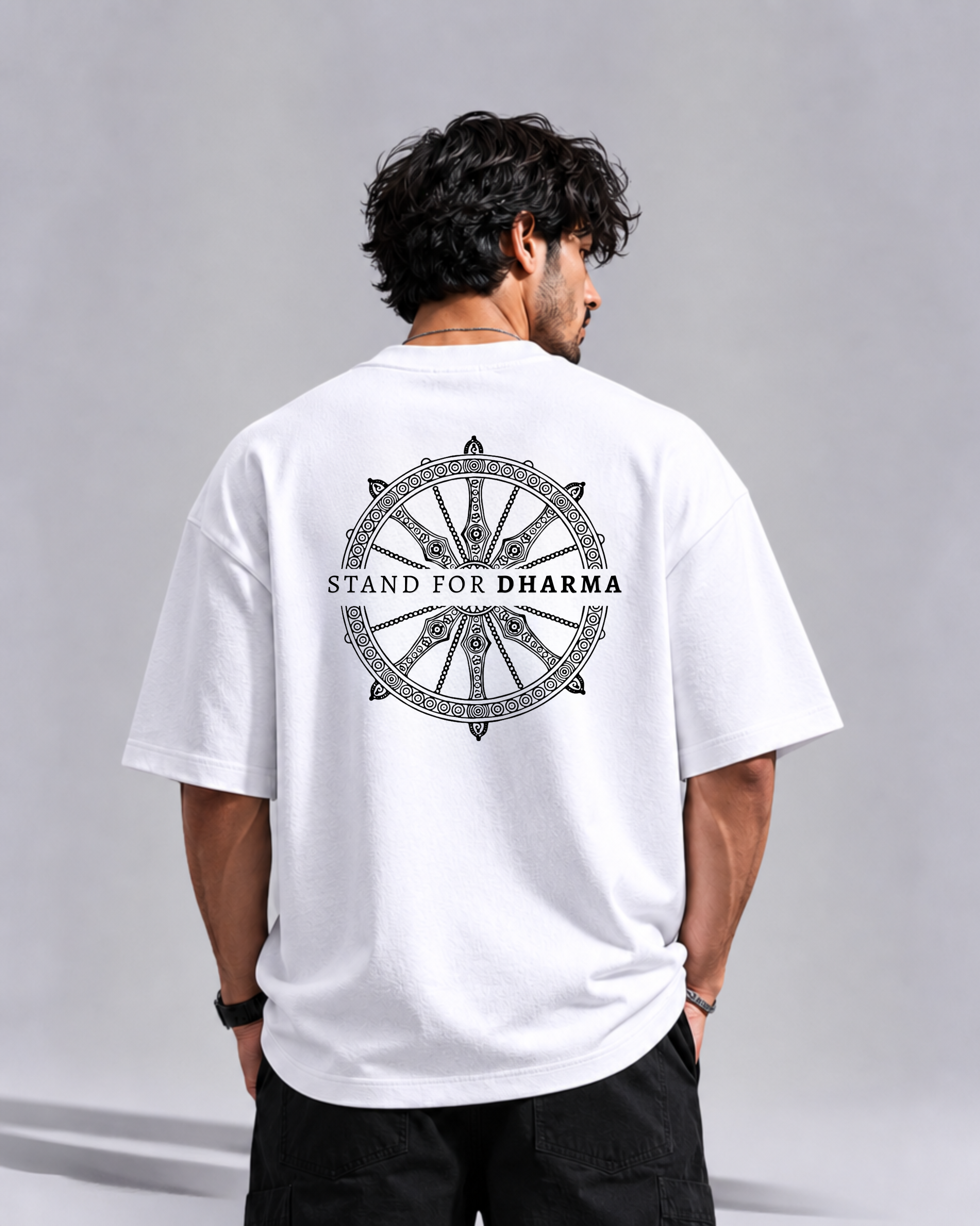 Stand For Dharma — Premium Oversized Tee