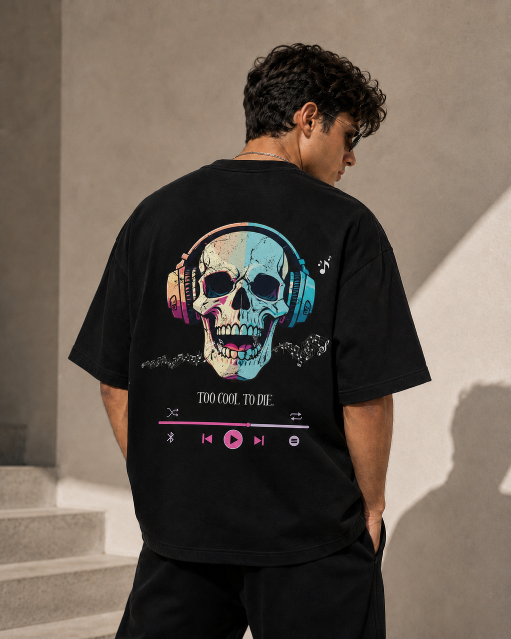 Too Cool To Die - Premium Oversized Tee