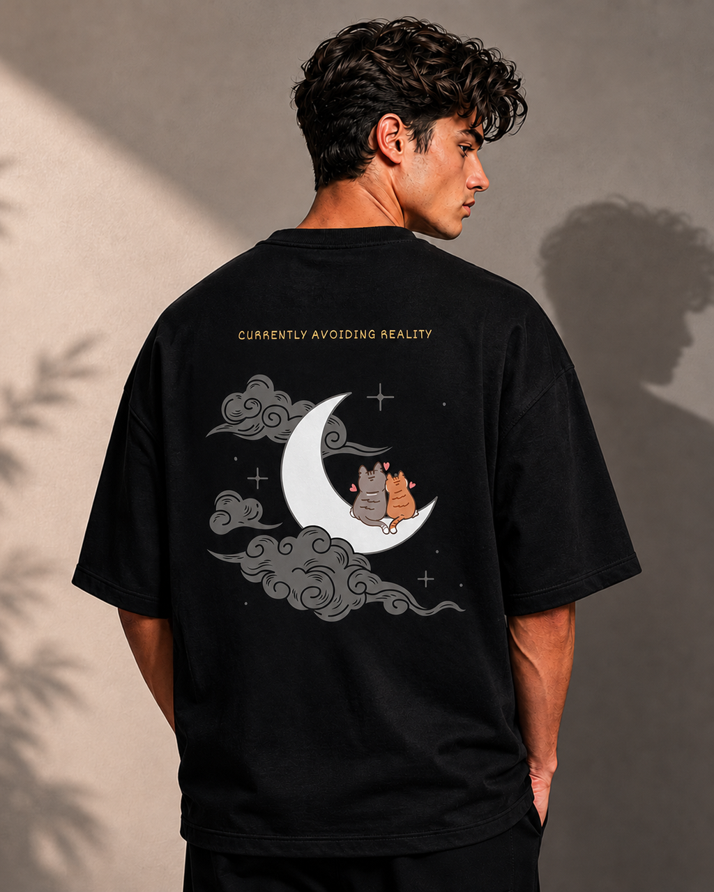 Currently Avoiding Reality – Premium Oversized Tee