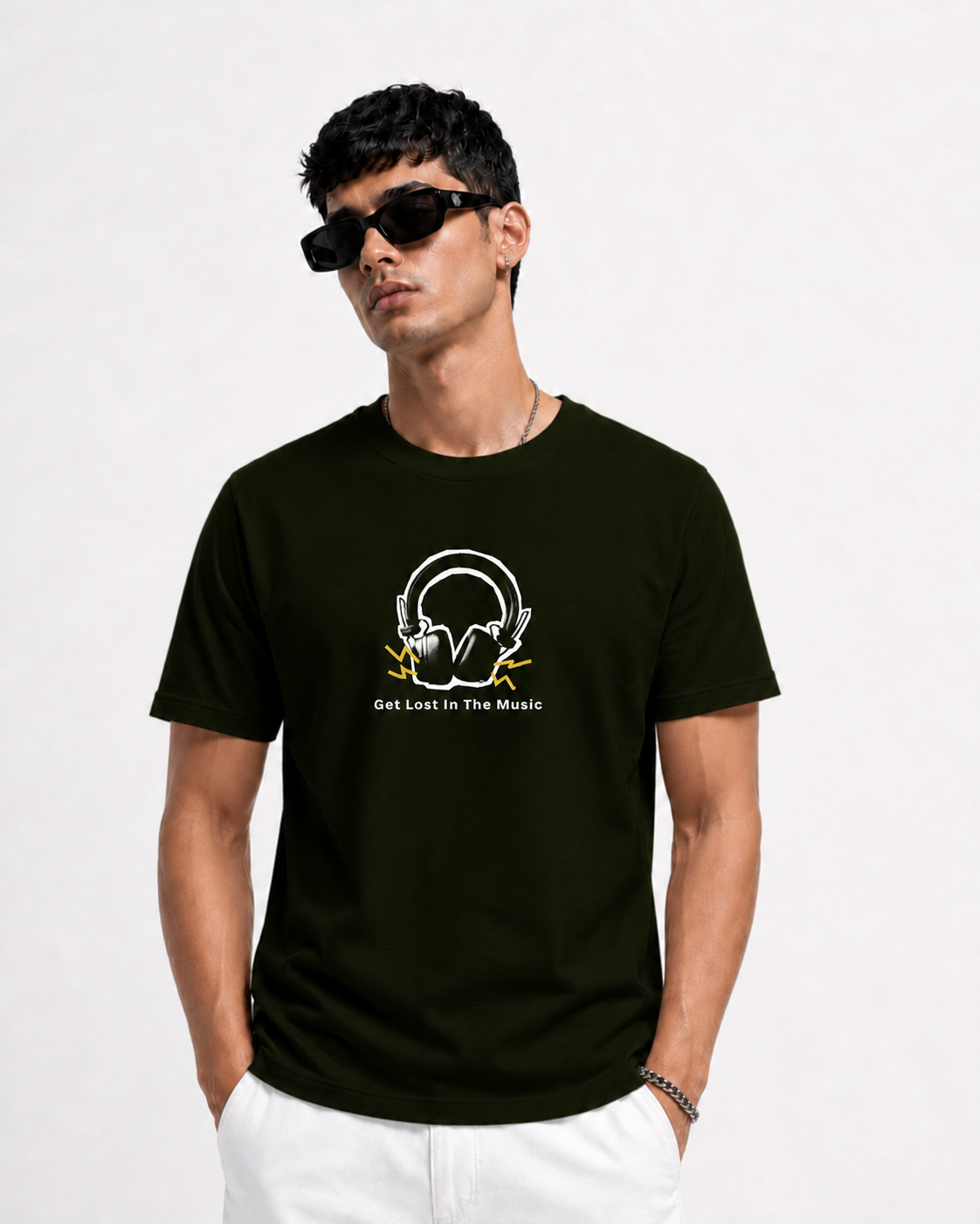Get Lost In Music - Premium Regular Fit Tee
