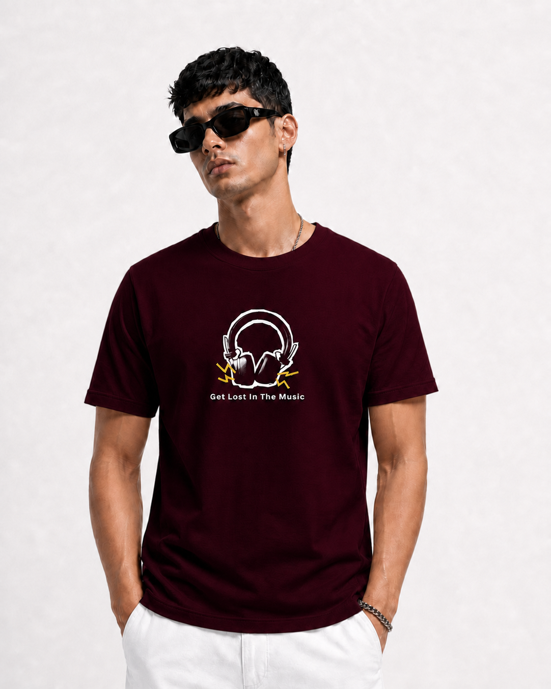 Get Lost In Music - Premium Regular Fit Tee