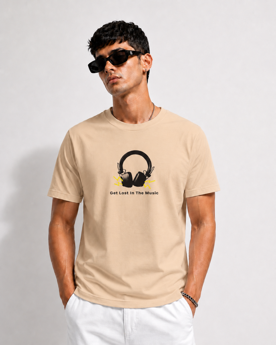 Get Lost In Music - Premium Regular Fit Tee