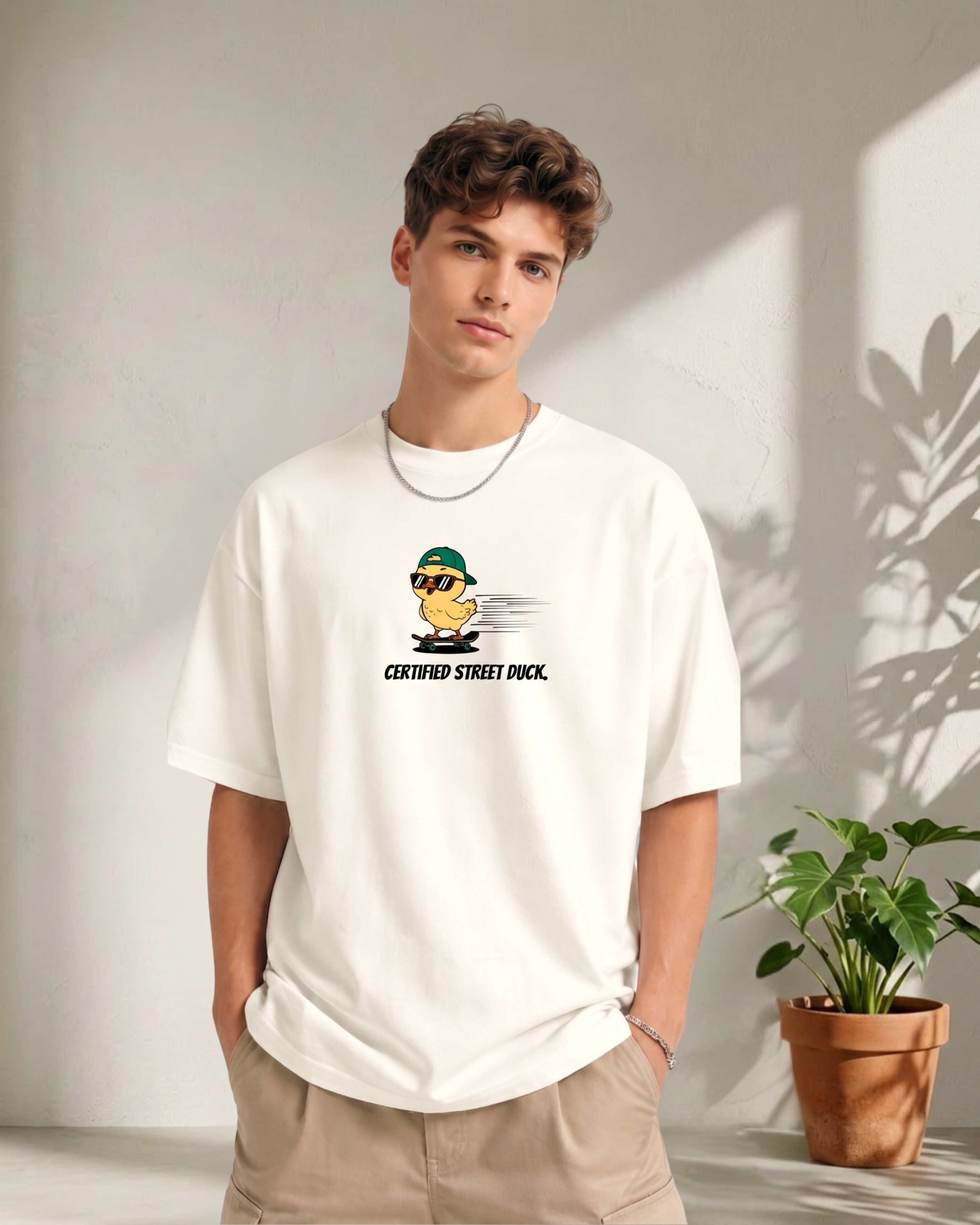STREET DUCK - Premium Oversized Tee