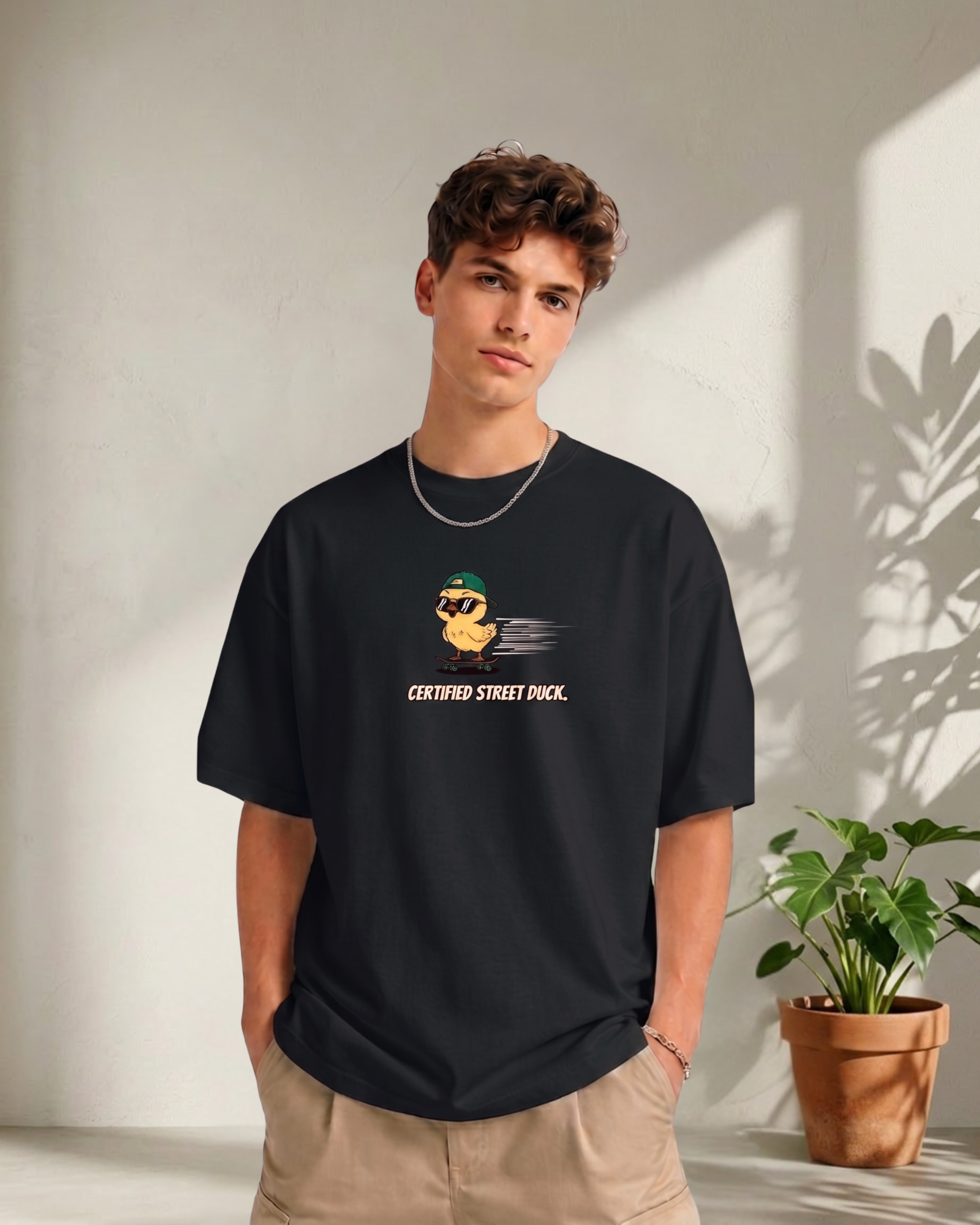 STREET DUCK - Premium Oversized Tee