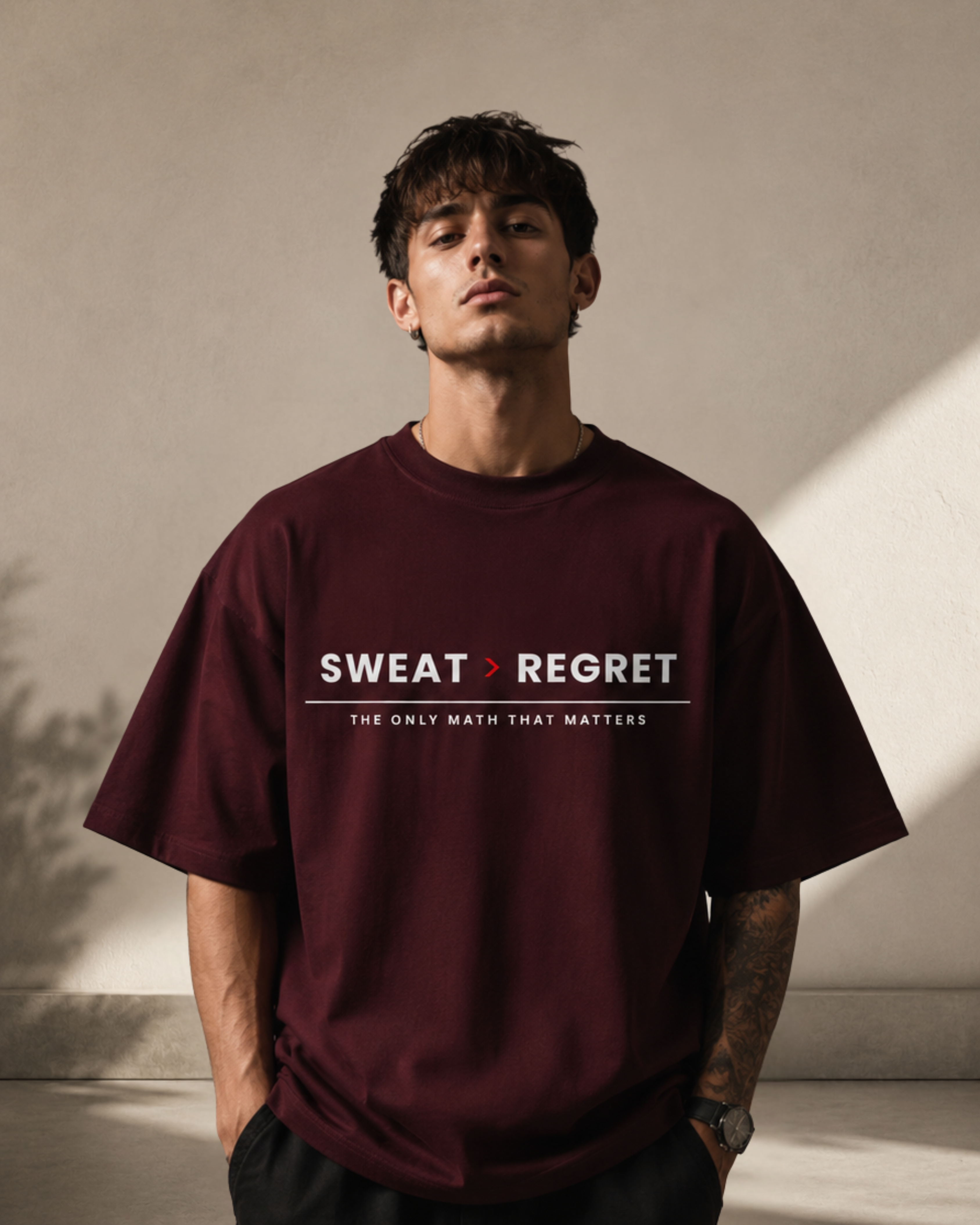 Sweat > Regret - Premium Oversized Tee