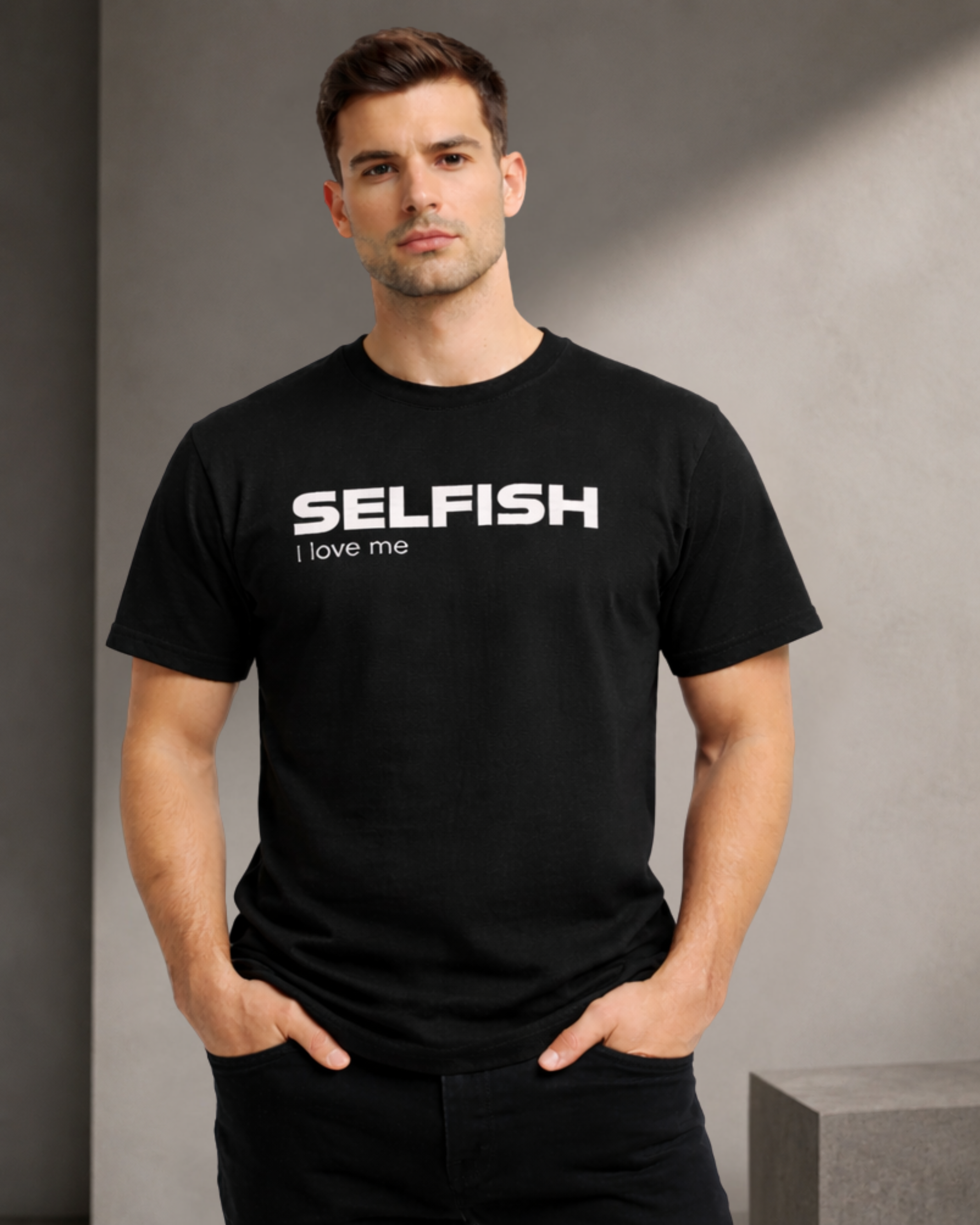 SELFISH - Premium Regular Fit Tee
