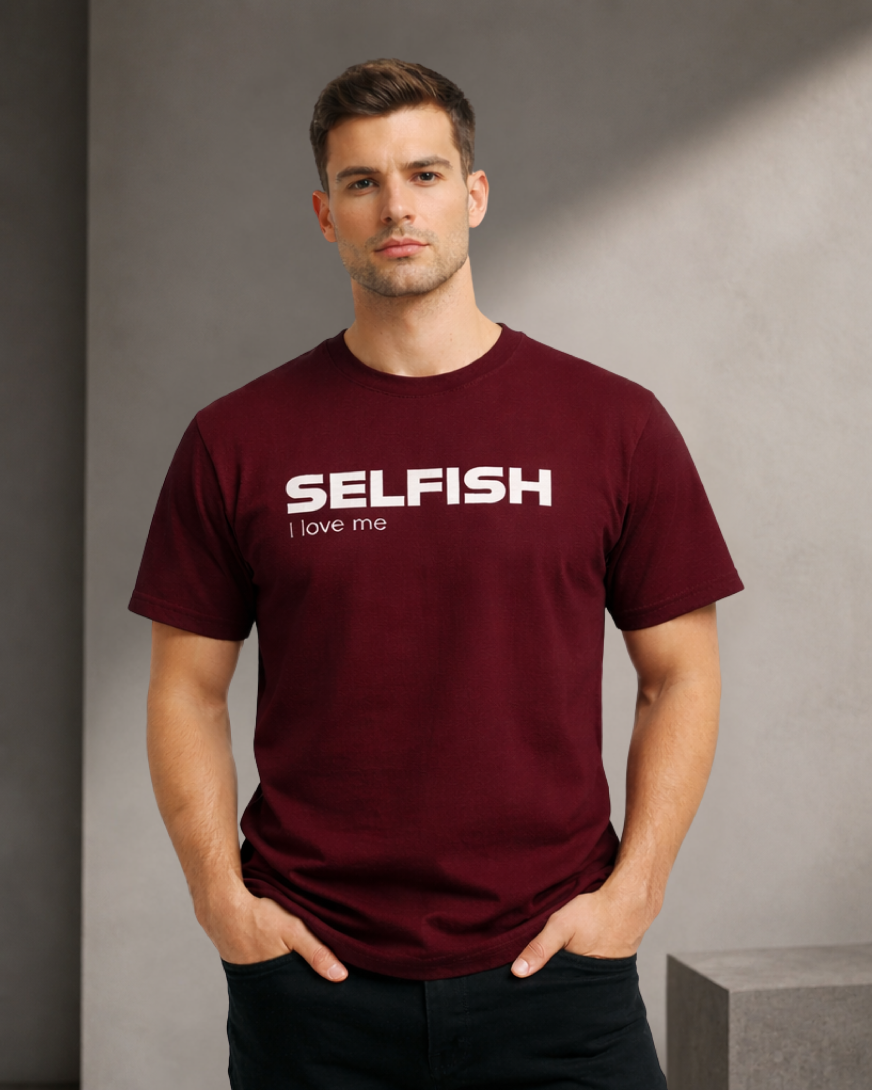 SELFISH - Premium Regular Fit Tee