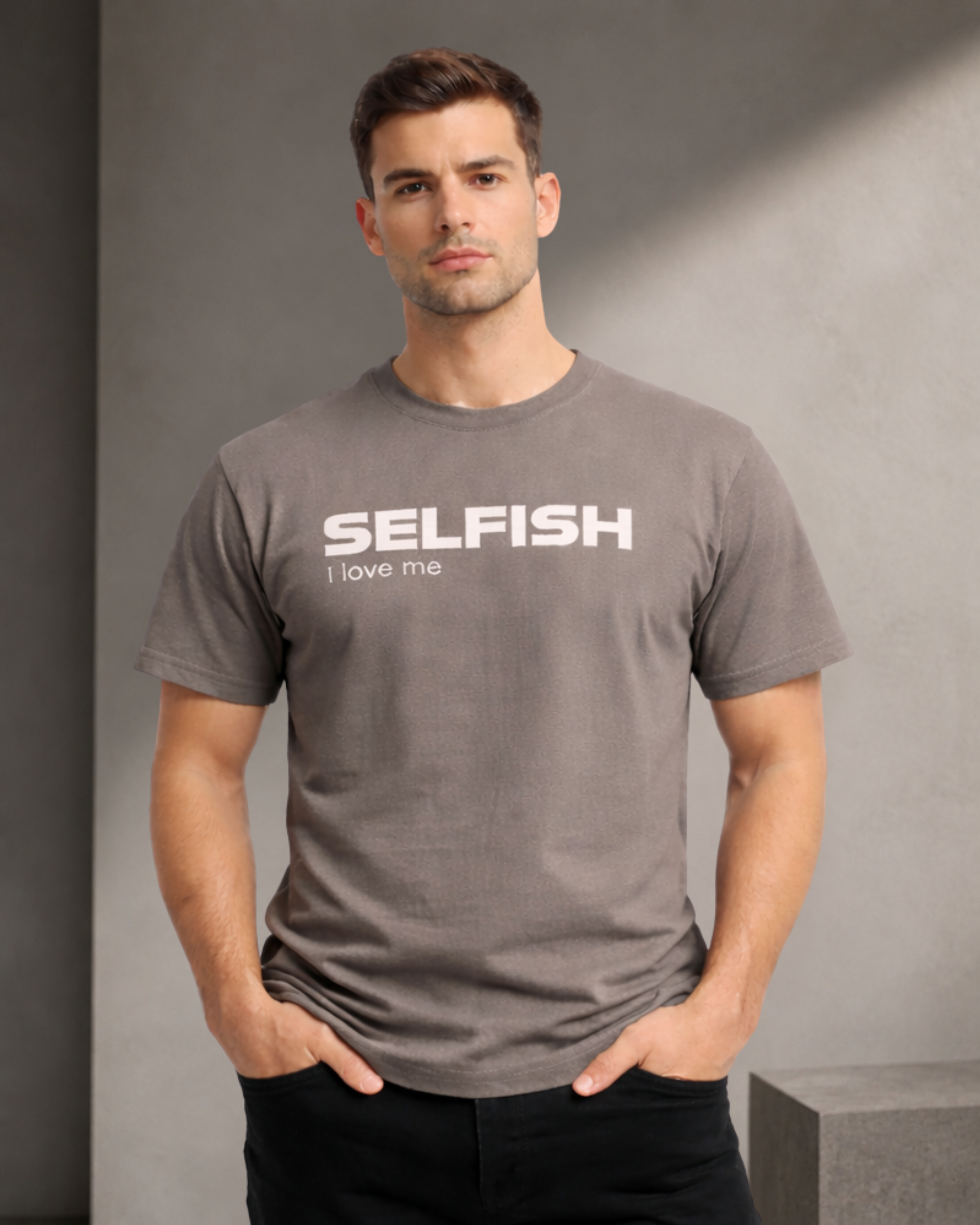 SELFISH - Premium Regular Fit Tee