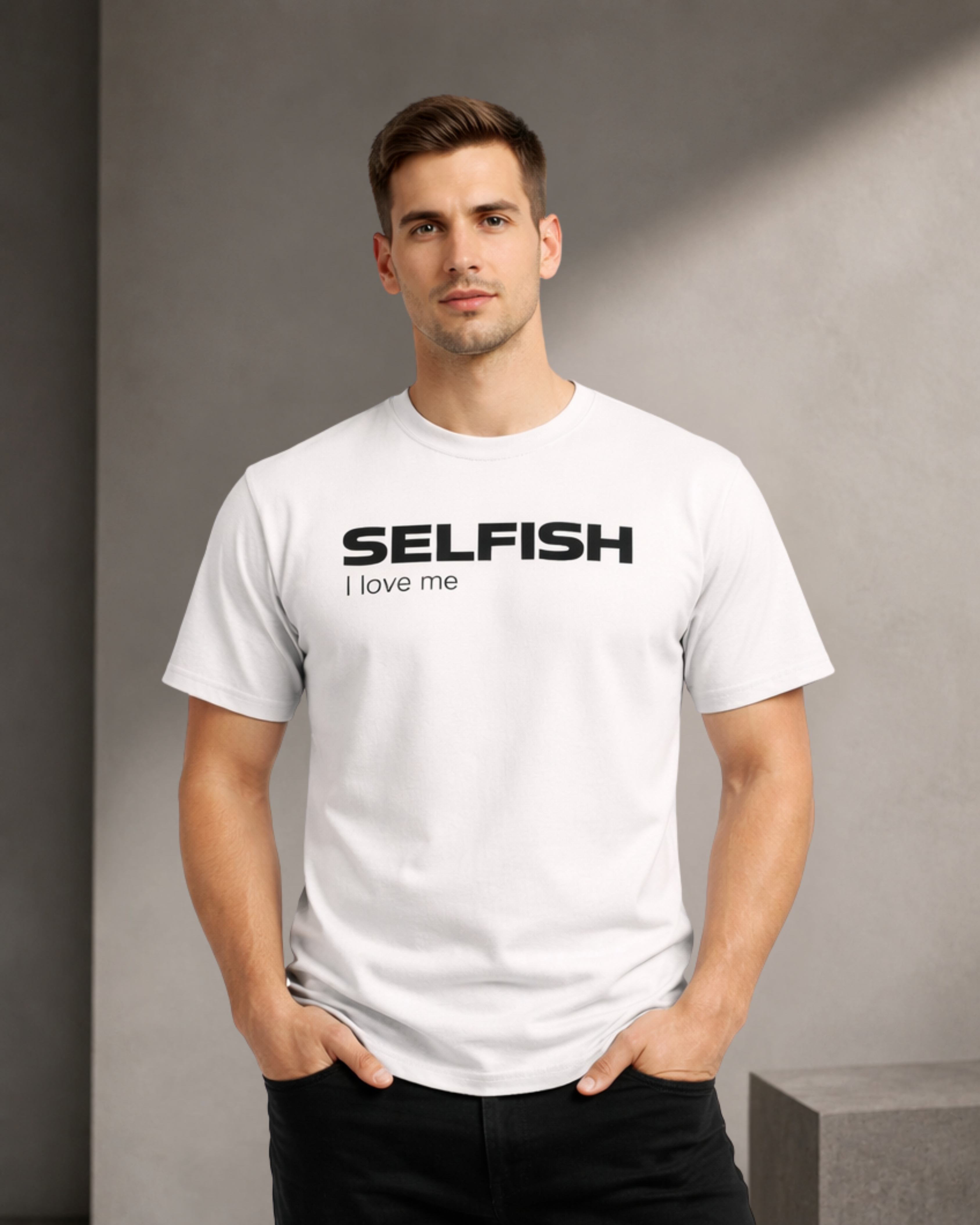 SELFISH - Premium Regular Fit Tee