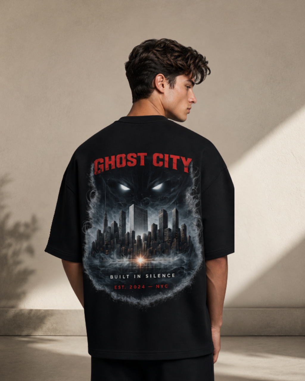 Ghost City: Built in Silence Premium Oversized Tee