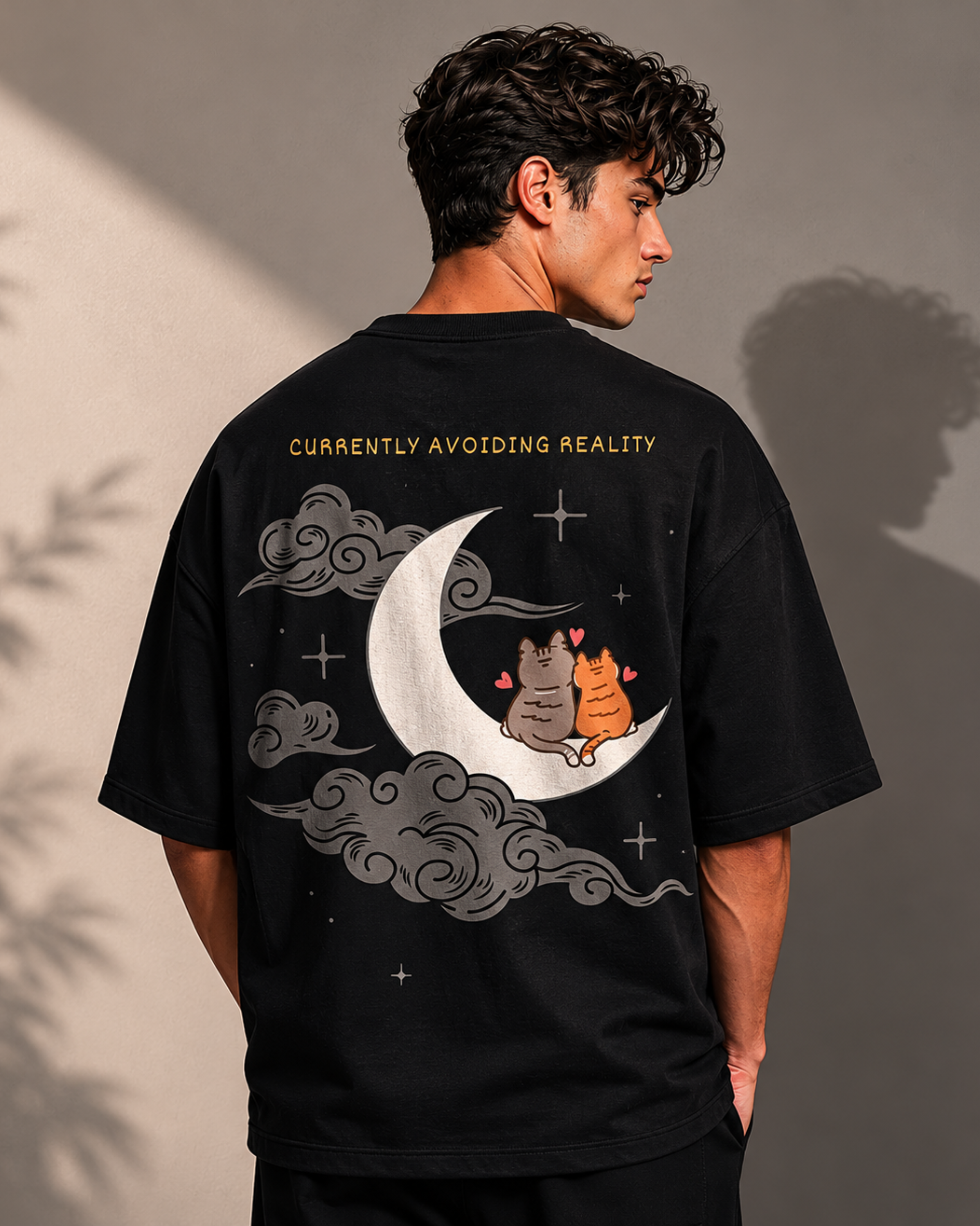 Currently Avoiding Reality – Premium Oversized Tee