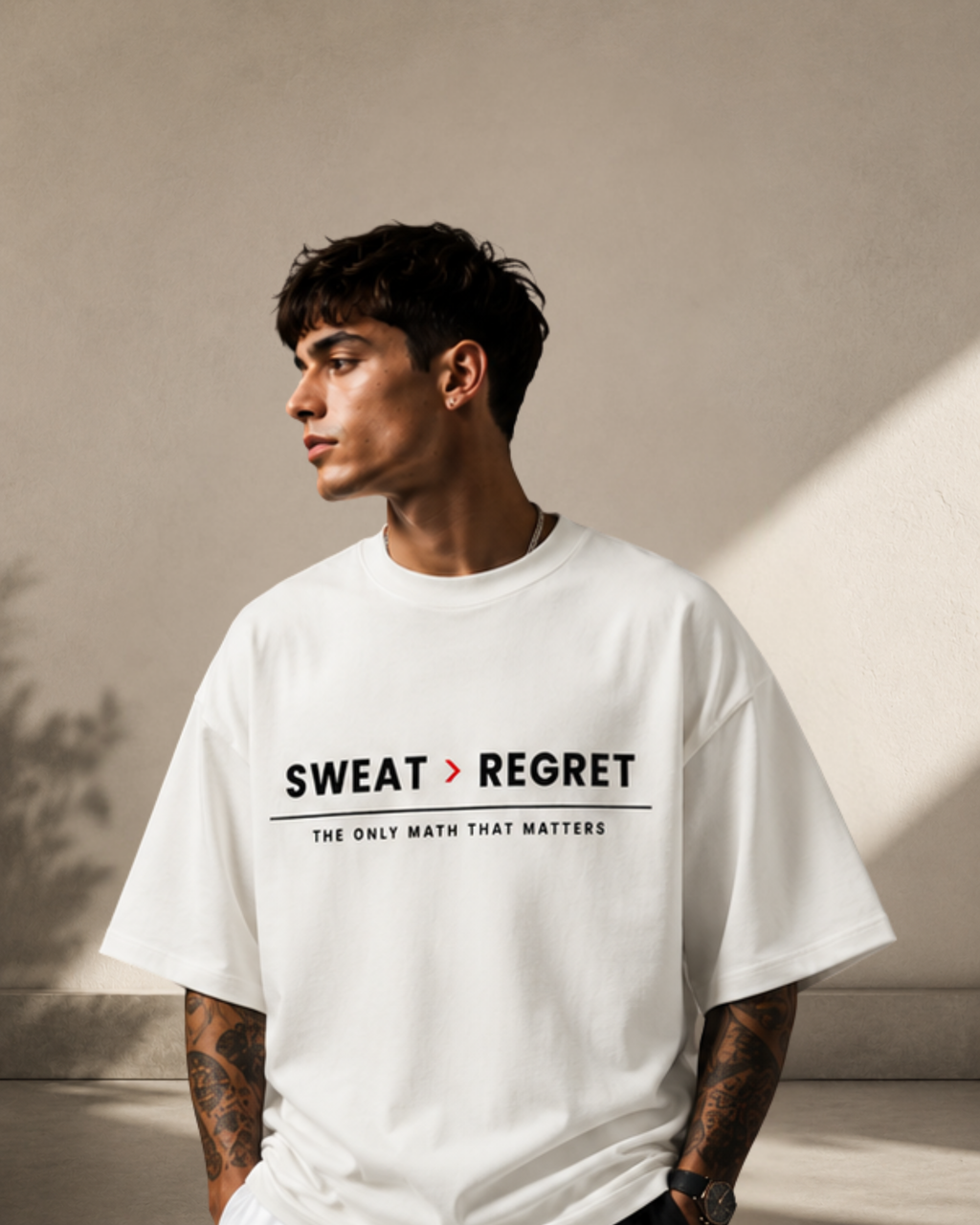 Sweat > Regret - Premium Oversized Tee