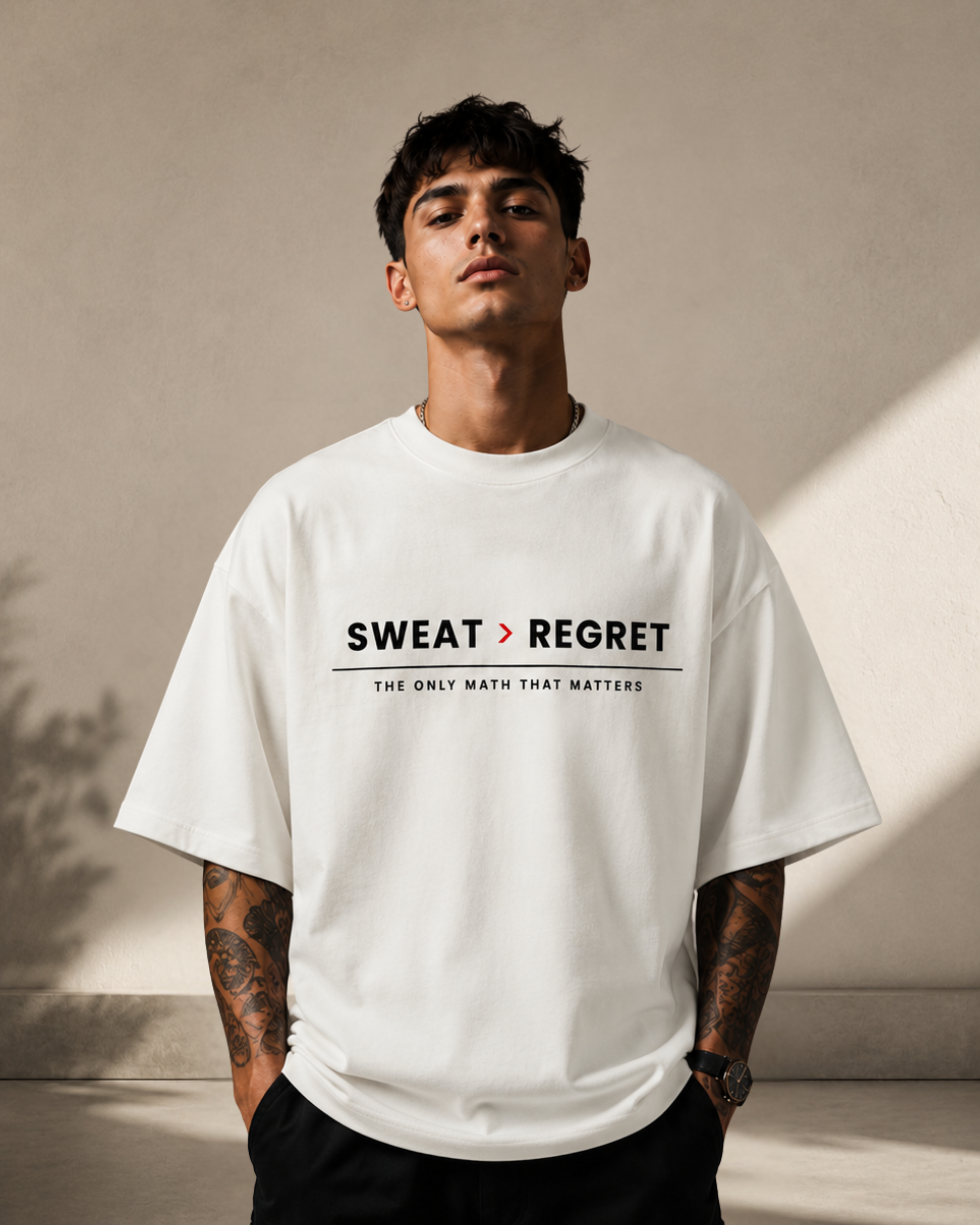 Sweat > Regret - Premium Oversized Tee