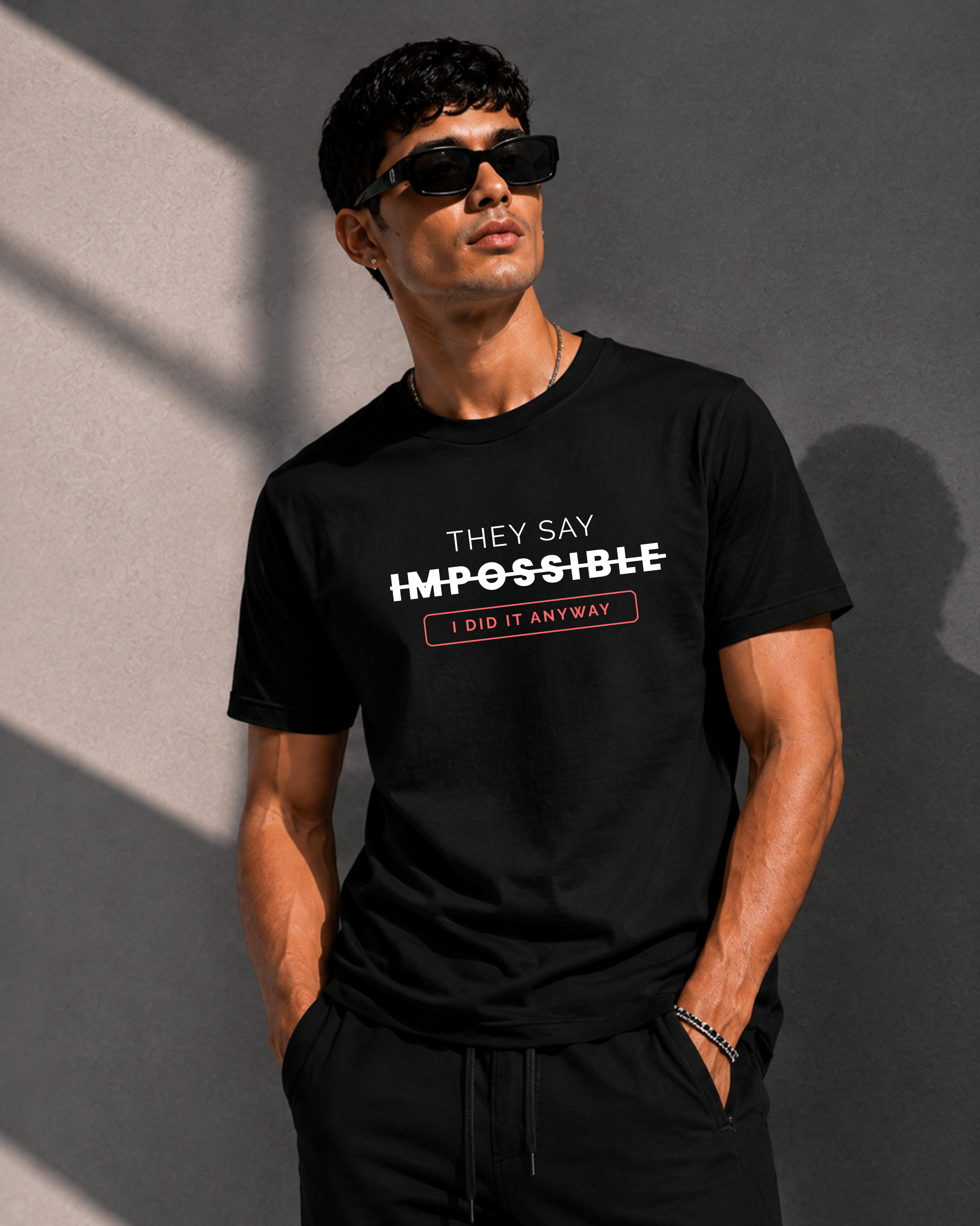 I Did It Anyway – Premium Regular Fit Tee