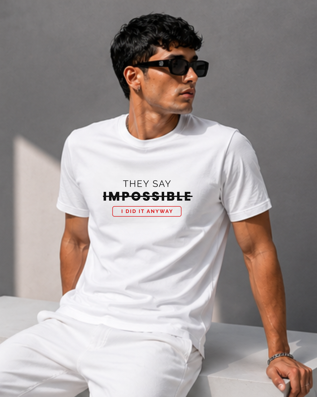 I Did It Anyway – Premium Regular Fit Tee