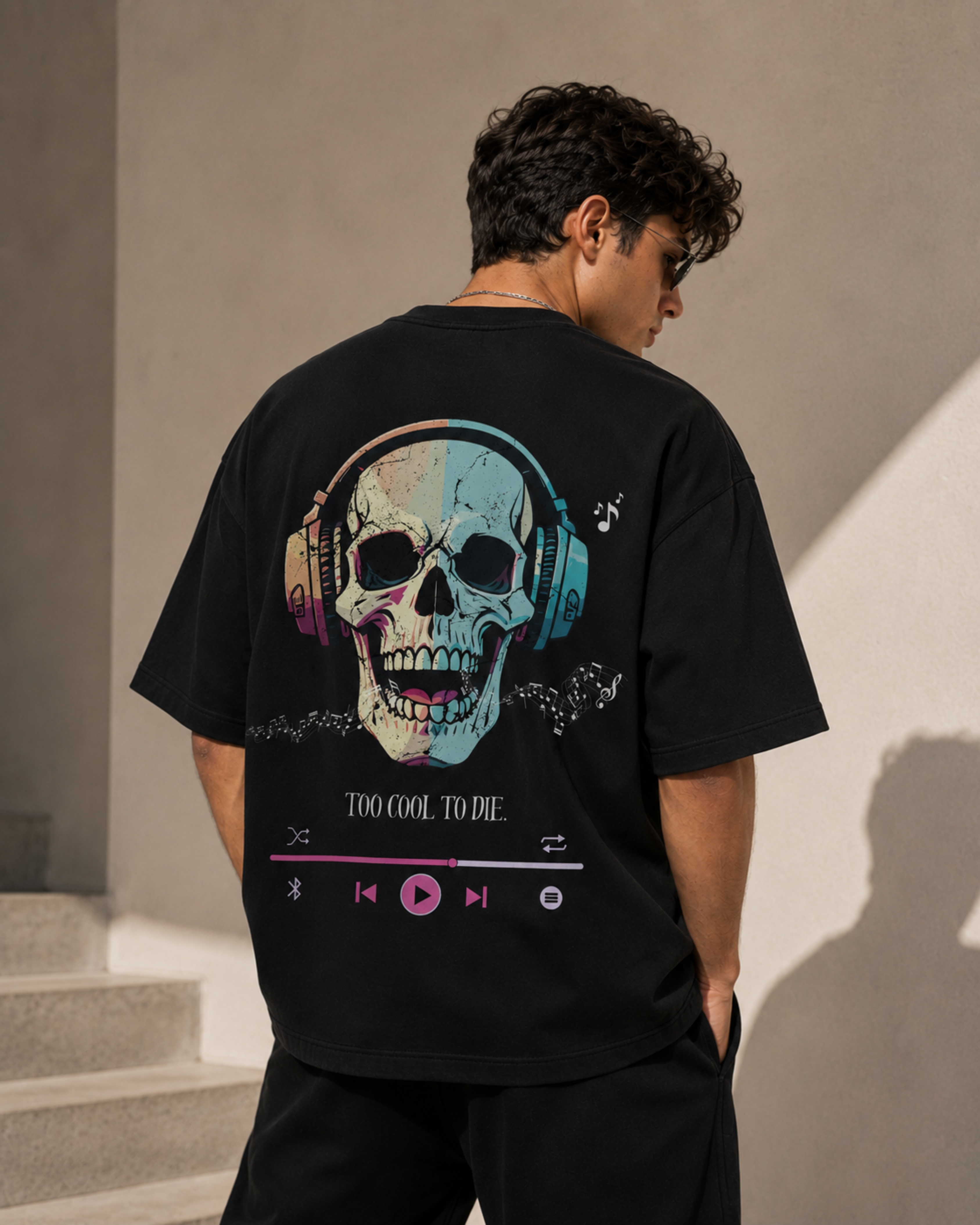 Too Cool To Die - Premium Oversized Tee
