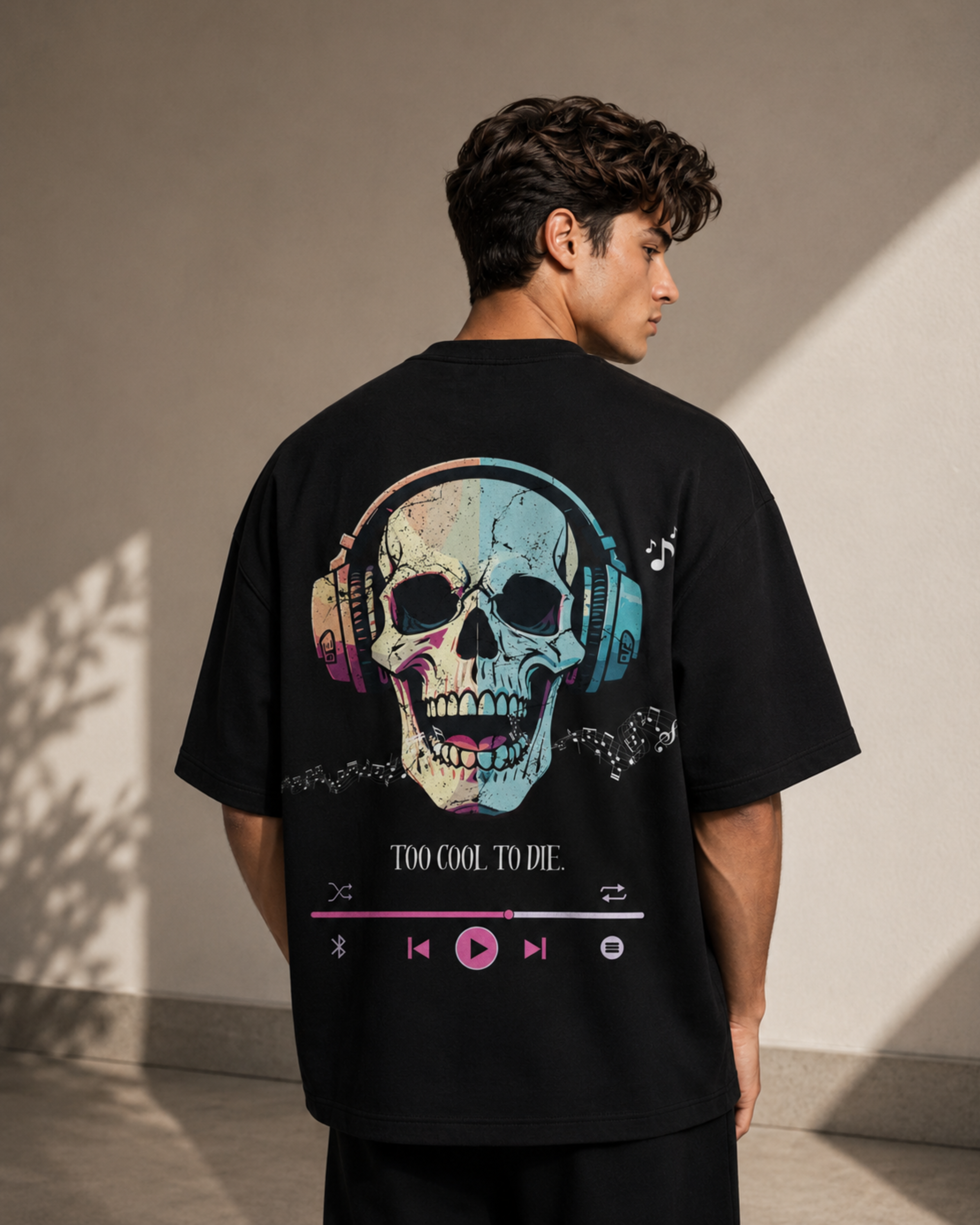 Too Cool To Die - Premium Oversized Tee