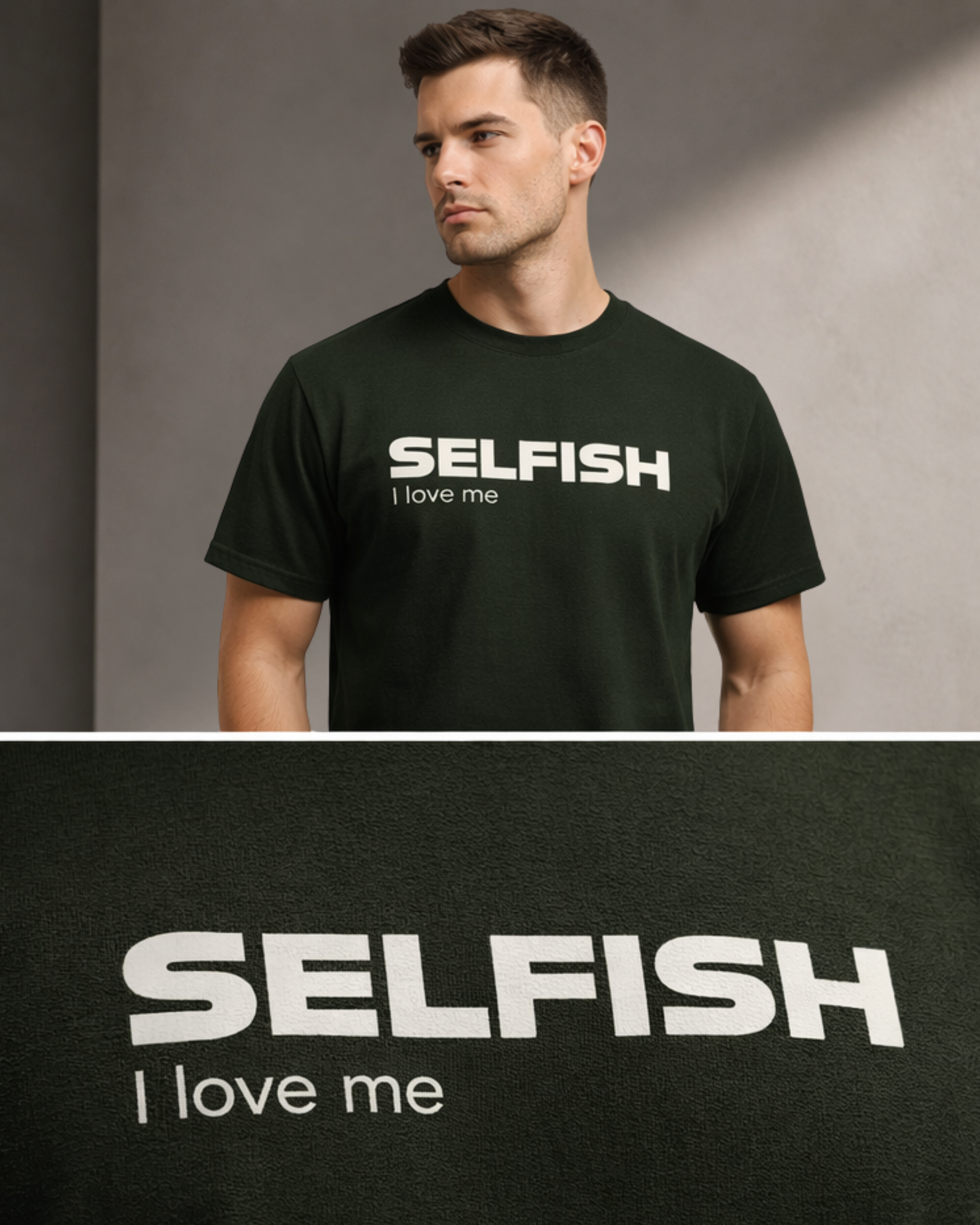 SELFISH - Premium Regular Fit Tee