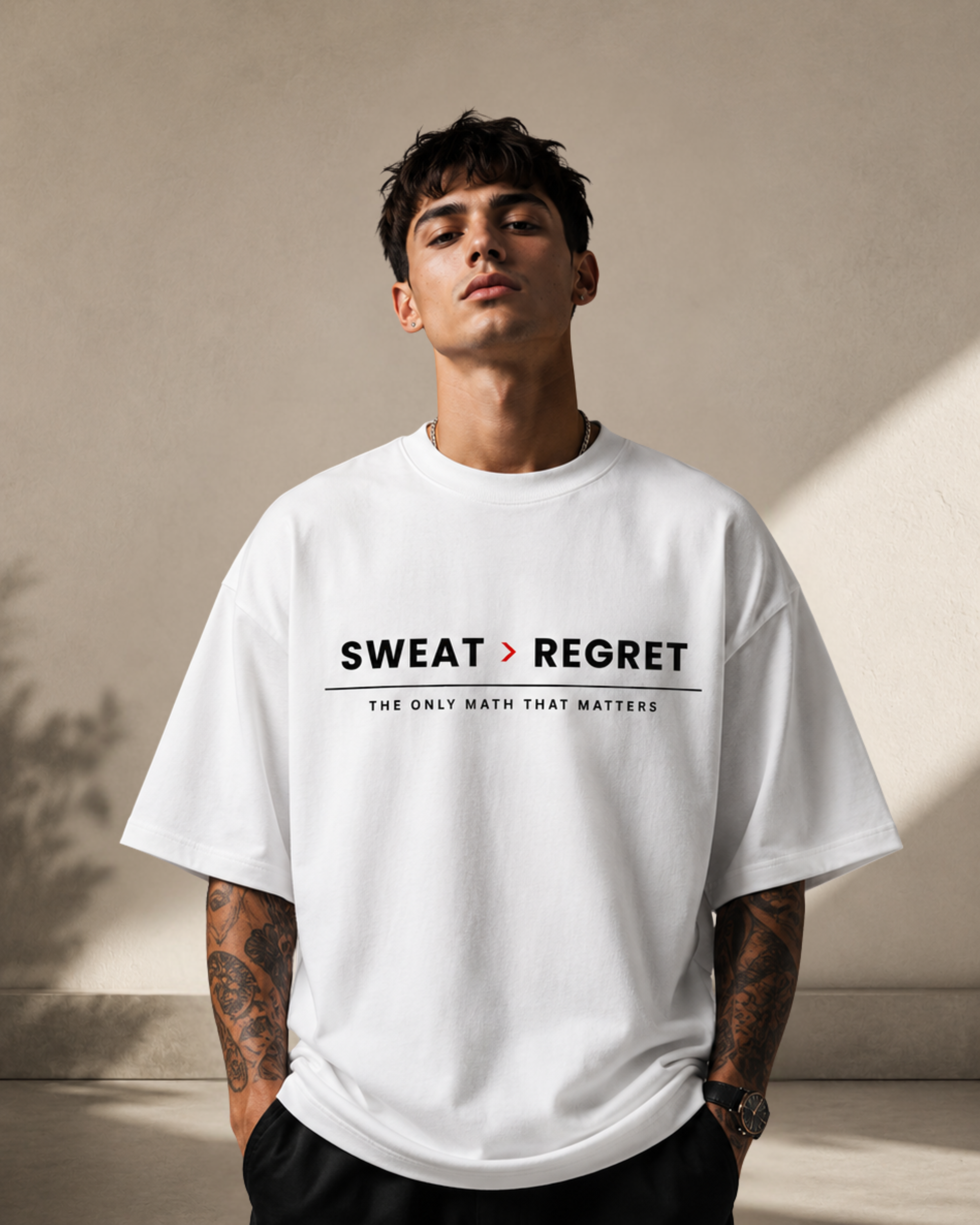 Sweat > Regret - Premium Oversized Tee