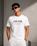 I am Fine Lie Detected - Premium Regular Fit Tee