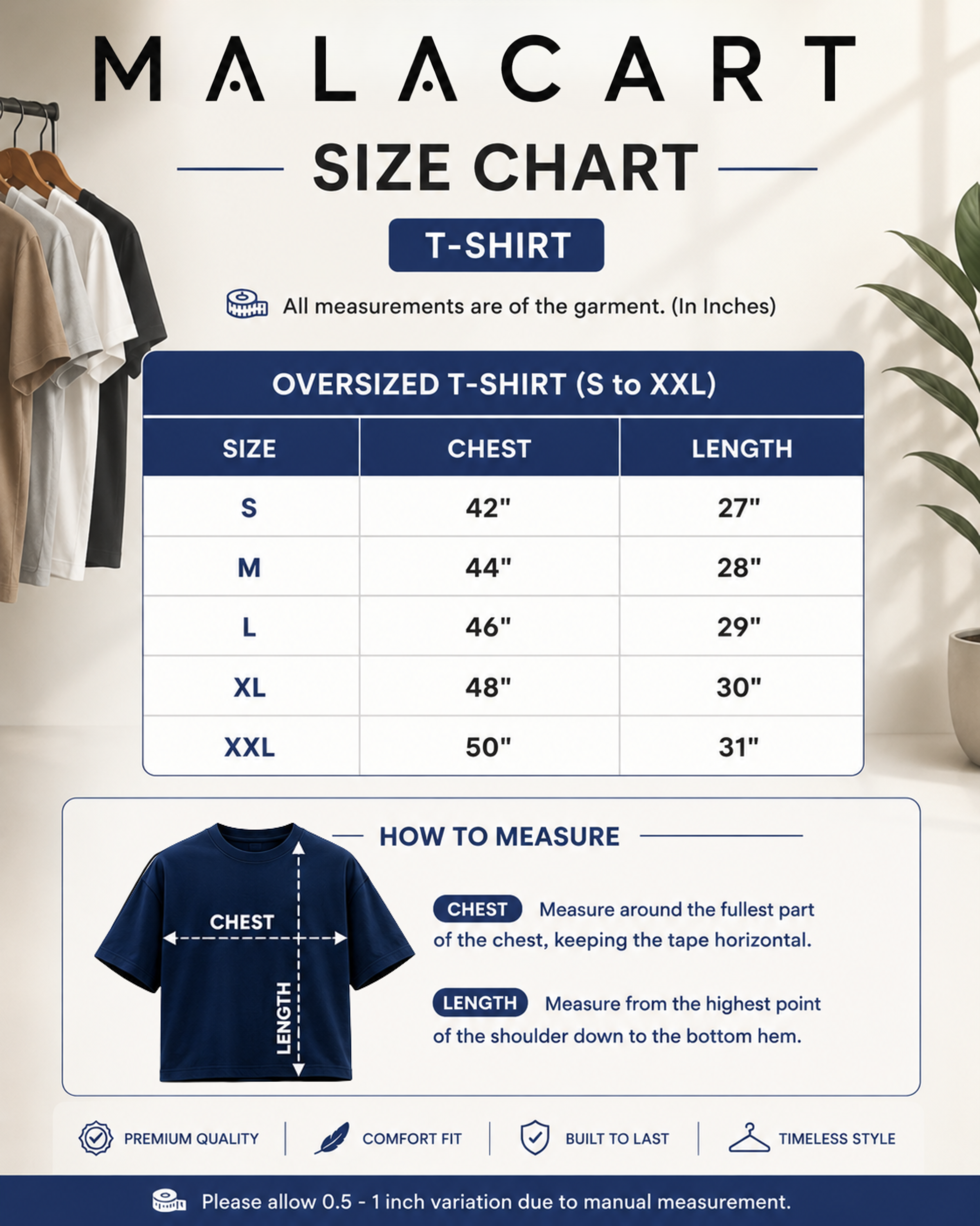 Bloom In Silence - Premium Oversized Tee